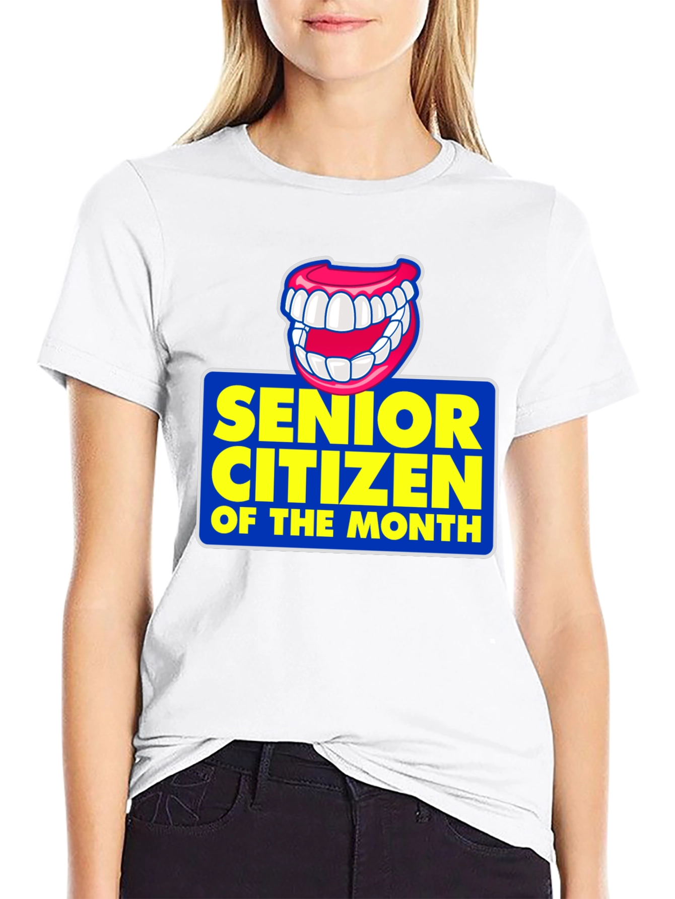 Black Senior Citizen of the Month Novelty Graphic T-Shirt view 9