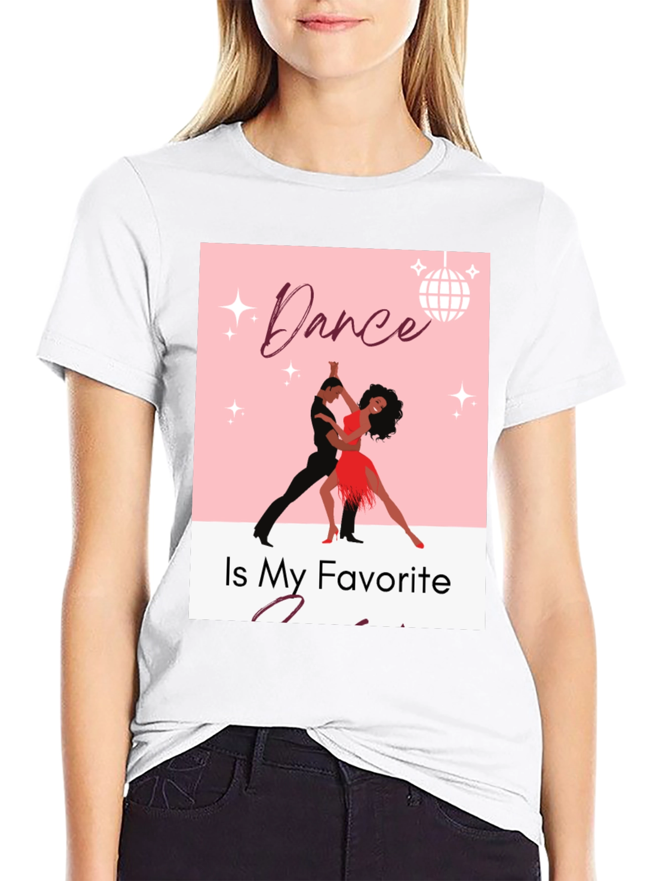 Black Dance Is My Favorite Season T-Shirt view 9