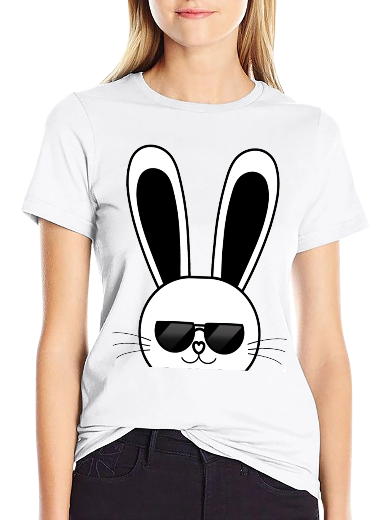 Cool Bunny Graphic Tee - 9