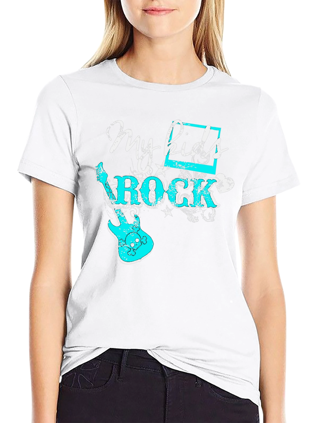 My Kids Rock T-Shirt - Cool Graphic Tee for Parents - 9