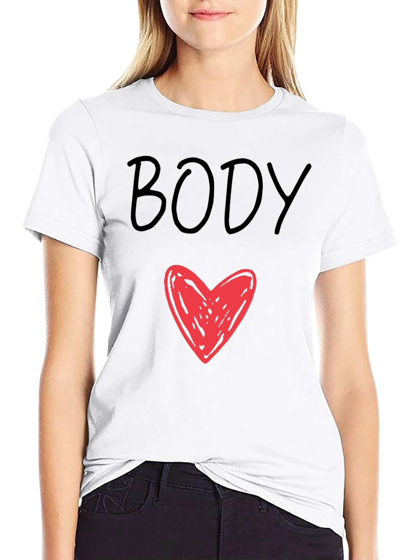 Black Body Love Graphic Tee view 9