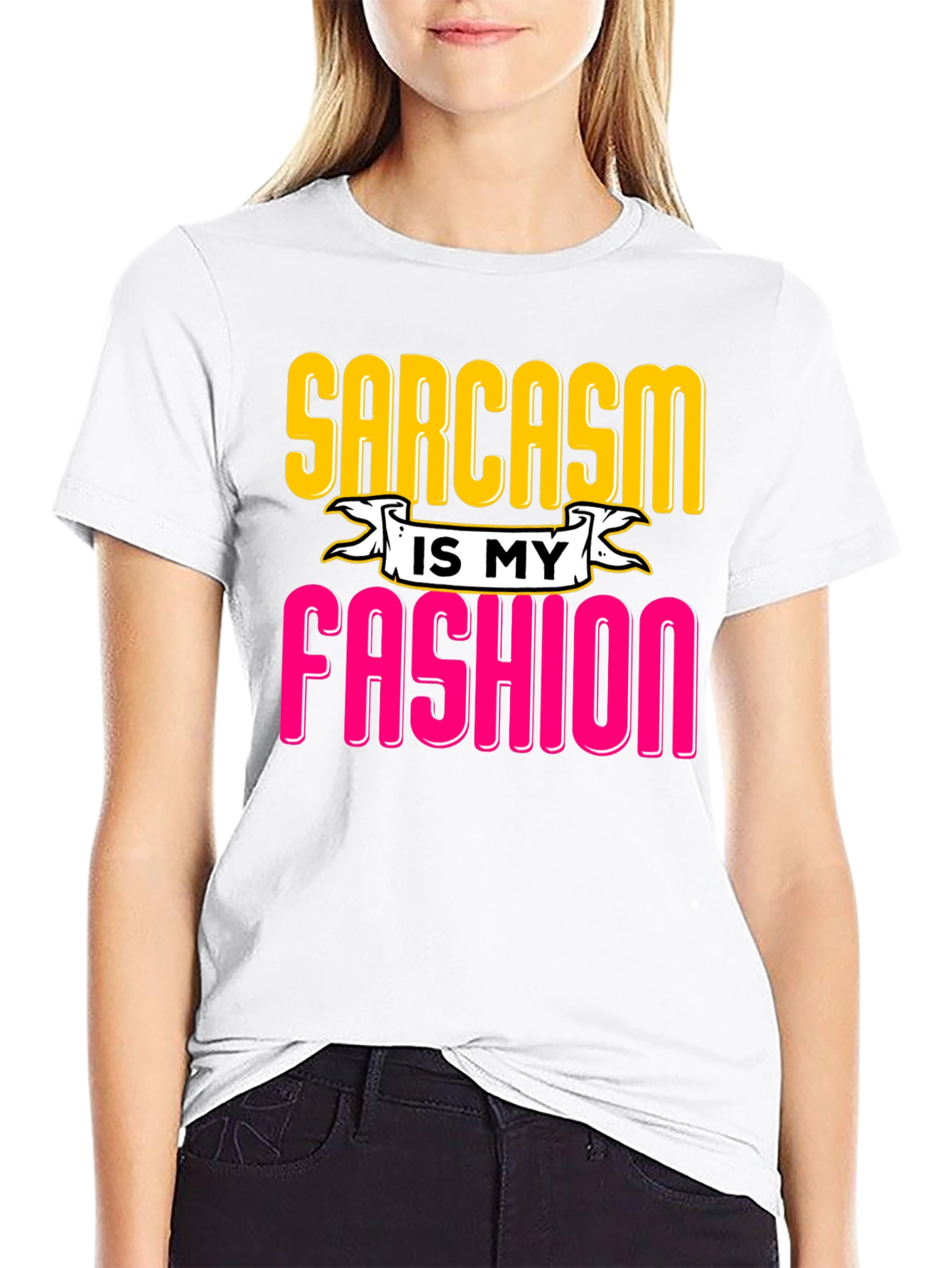 Black Sarcasm is My Fashion Graphic Tee view 9