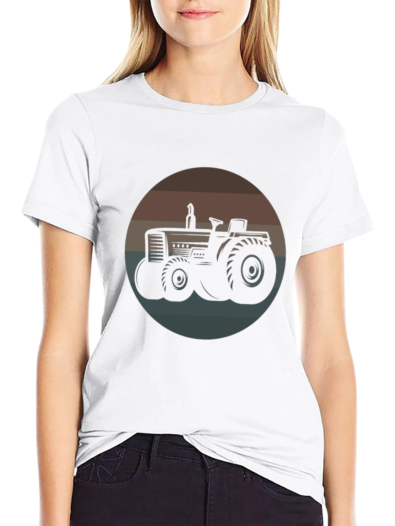Retro Tractor Graphic Tee - Vintage Farm Style - 9