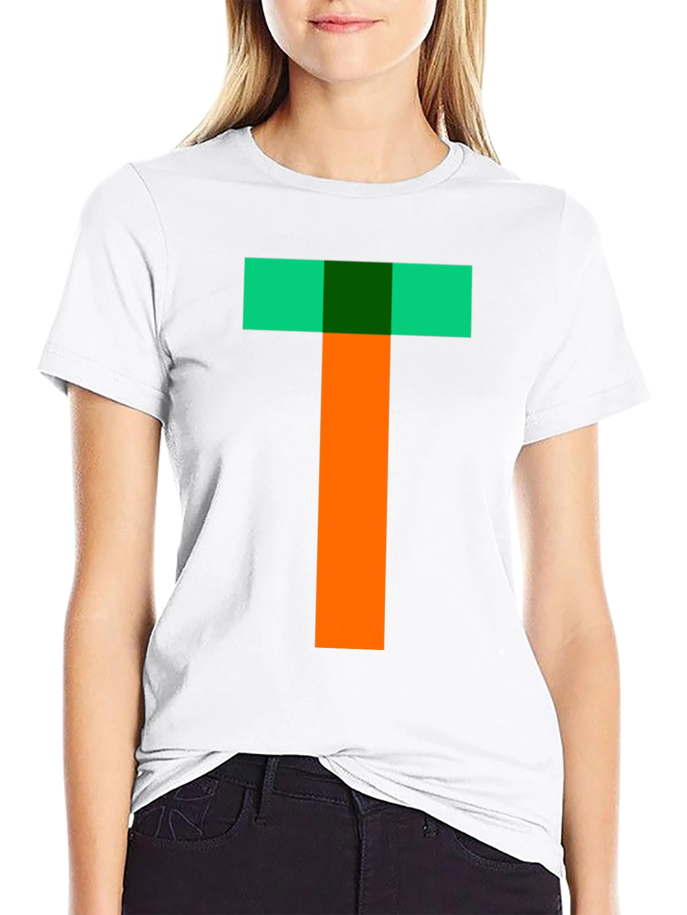 Black Pixelated T Shirt - Cool Retro Gaming Style Tee view 9