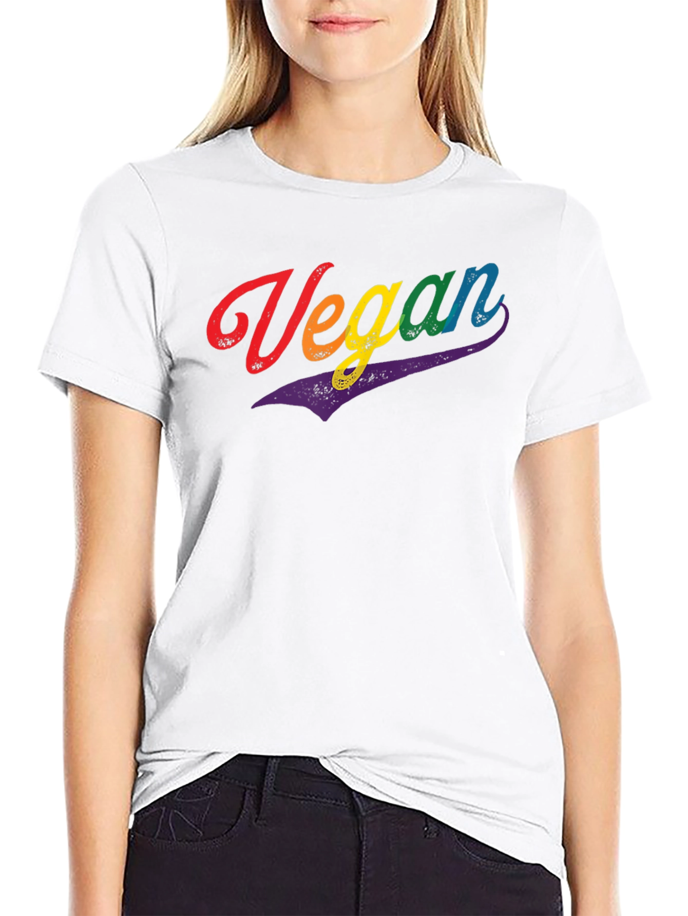 Vegan Pride Rainbow T-Shirt - 9