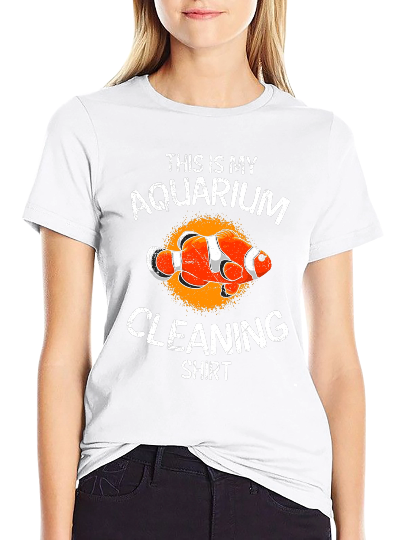 Black Aquarium Cleaning Shirt - Funny Fish Keeper Tee view 9