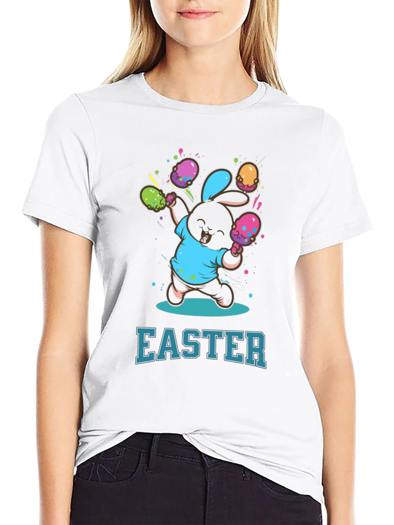 Camiseta "Easter Bunny" Hombre - Diseño festivo y divertido