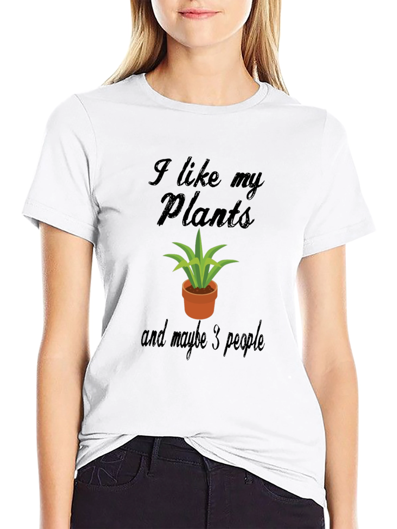 Black I Like My Plants T-Shirt -  Horticulture Apparel view 9