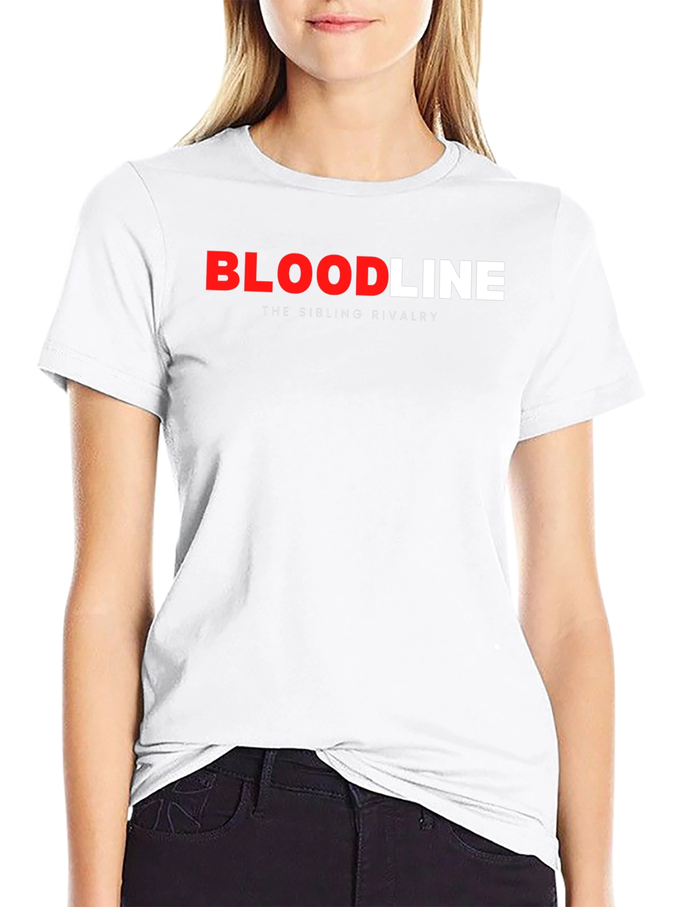 Black Bloodline Sibling Rivalry Black Graphic Tee view 9