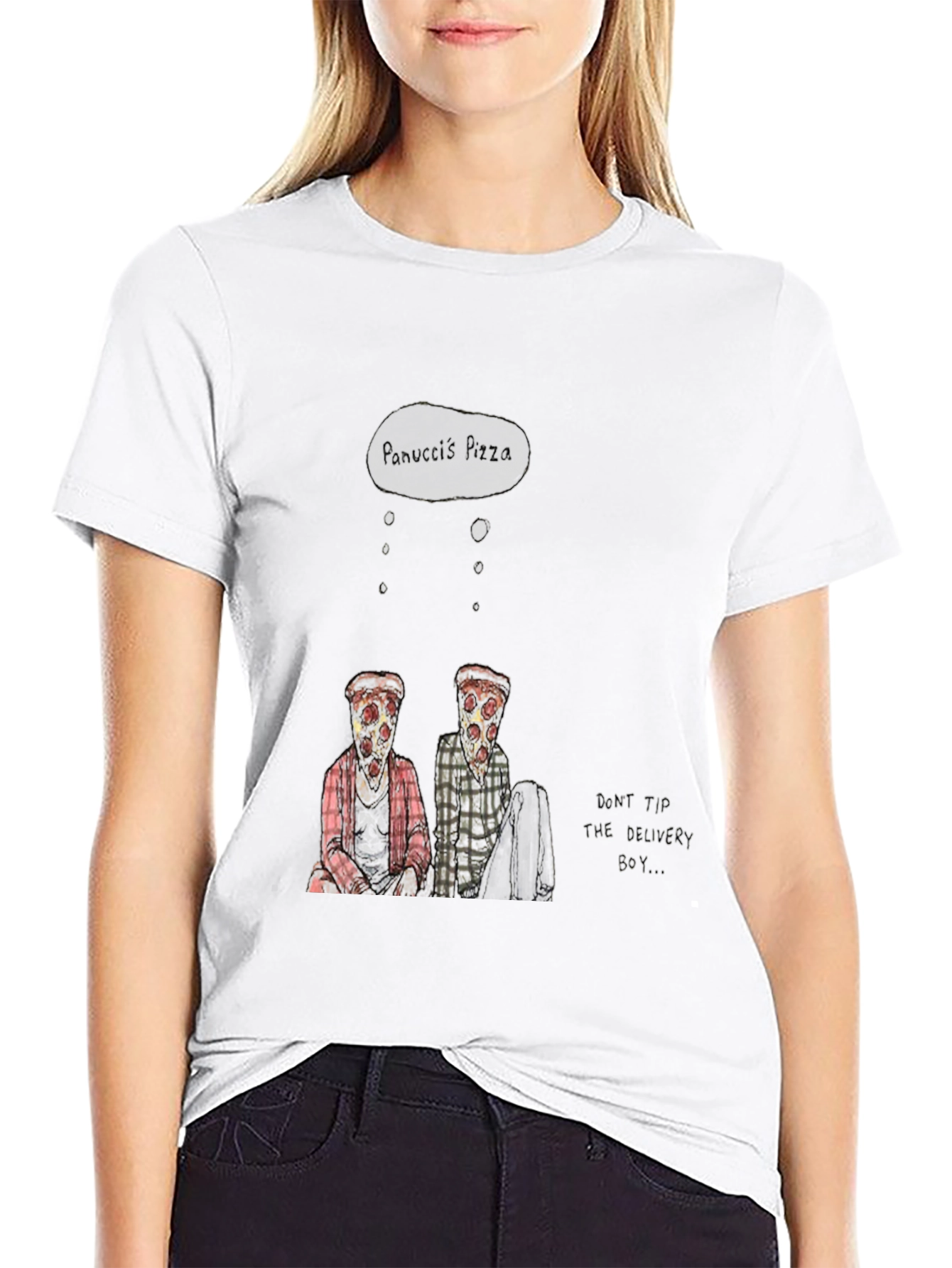 Black Humorous Graphic Print T-Shirt view 9