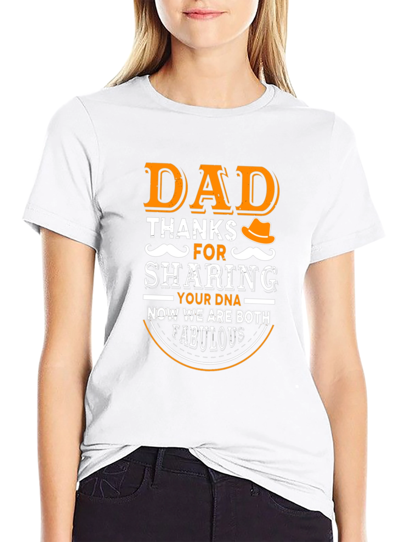 Black Dad Thanks For Sharing T-Shirt view 9