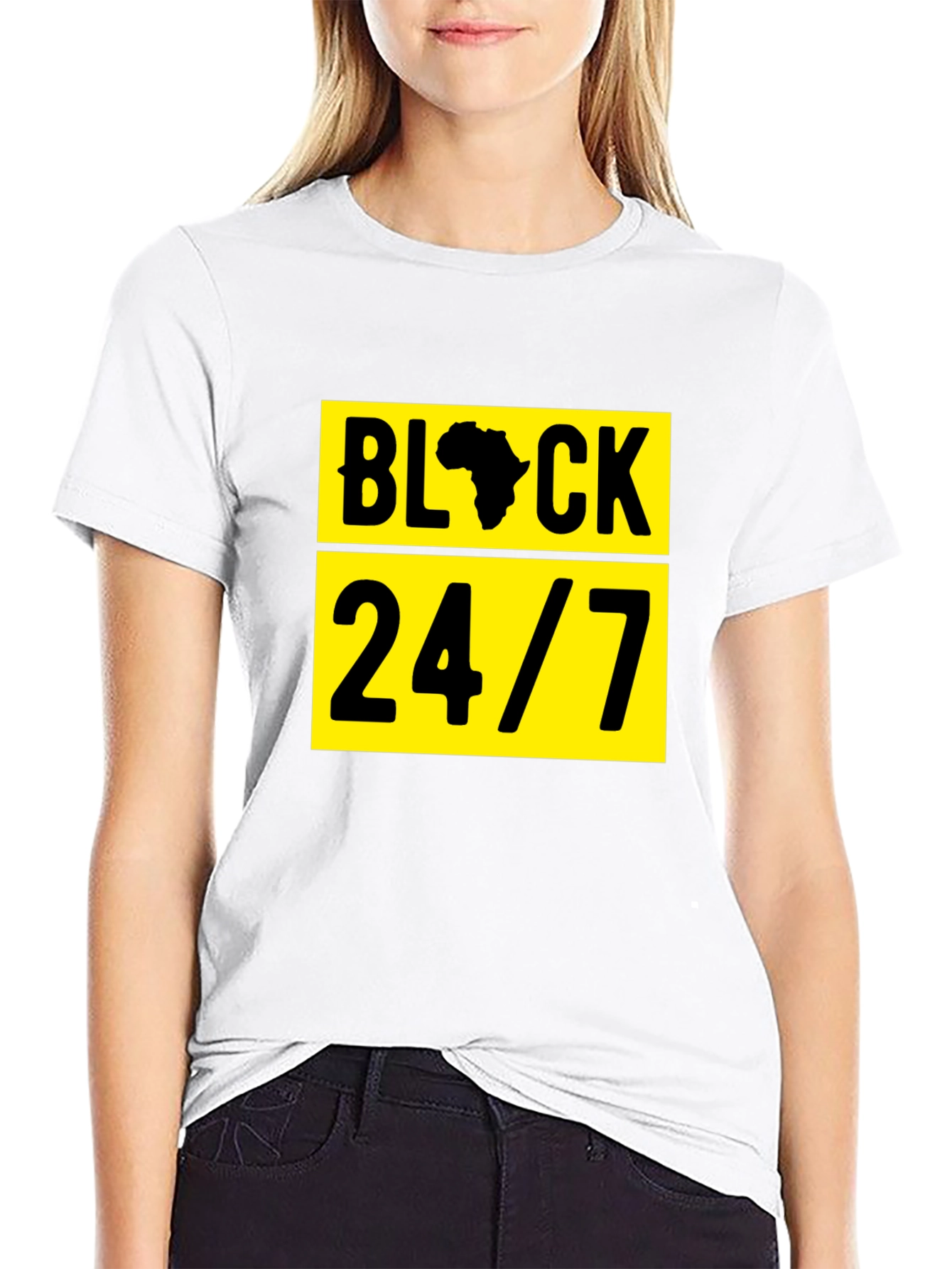 Black Black 24/7 Graphic T-Shirt view 9