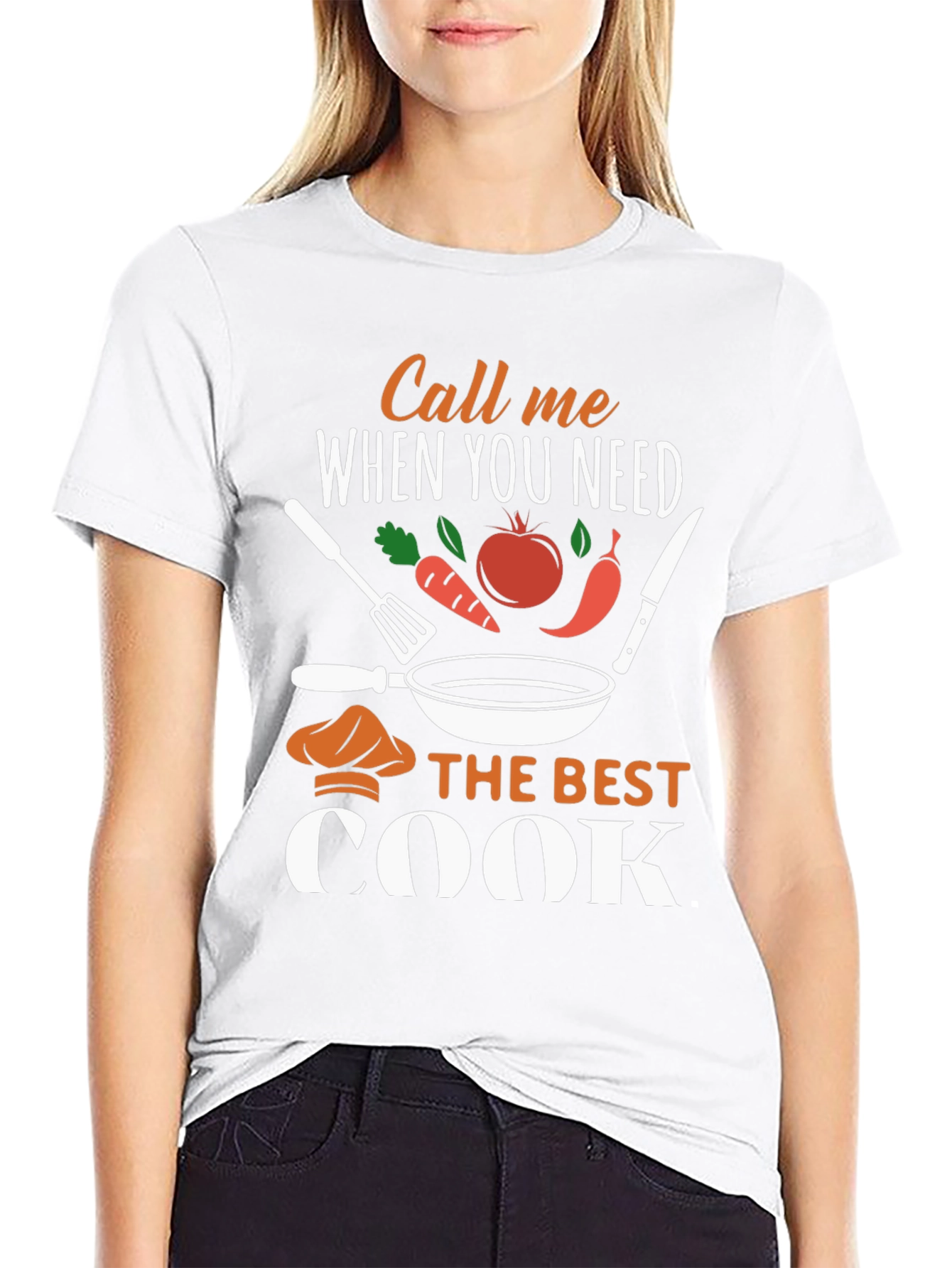 Black Call Me When You Need The Best Cook T-Shirt view 9