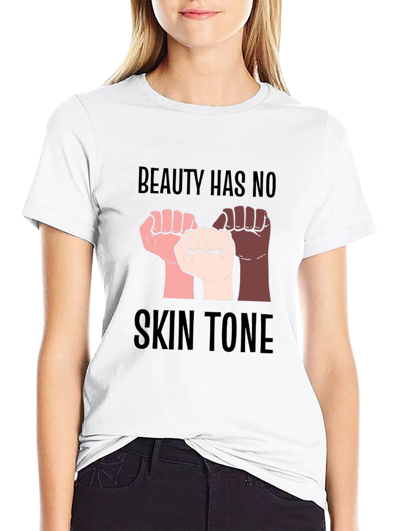Black Beauty Has No Skin Tone T-Shirt view 9