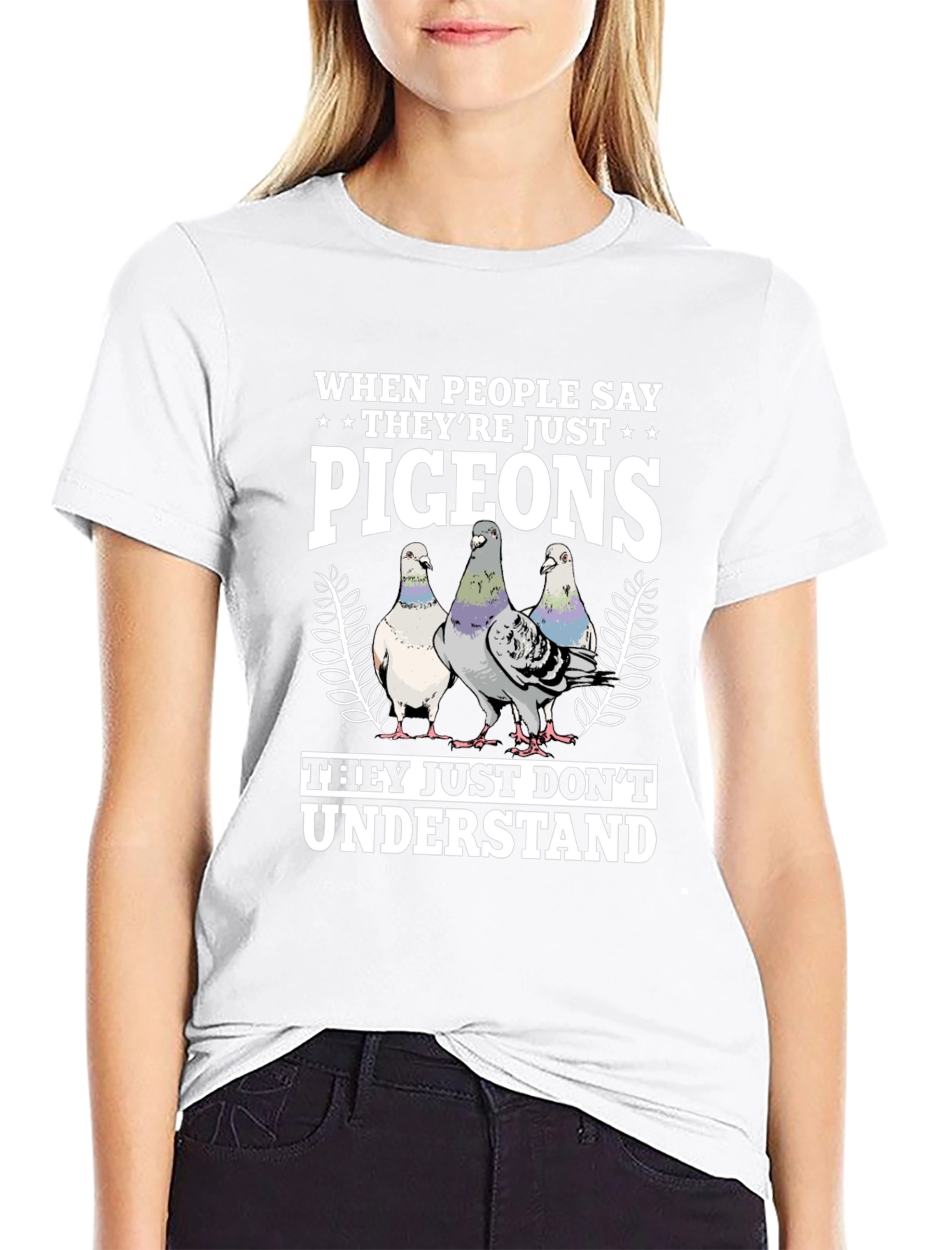 Black Pigeon Lover T-Shirt - They Just Don't Understand view 9