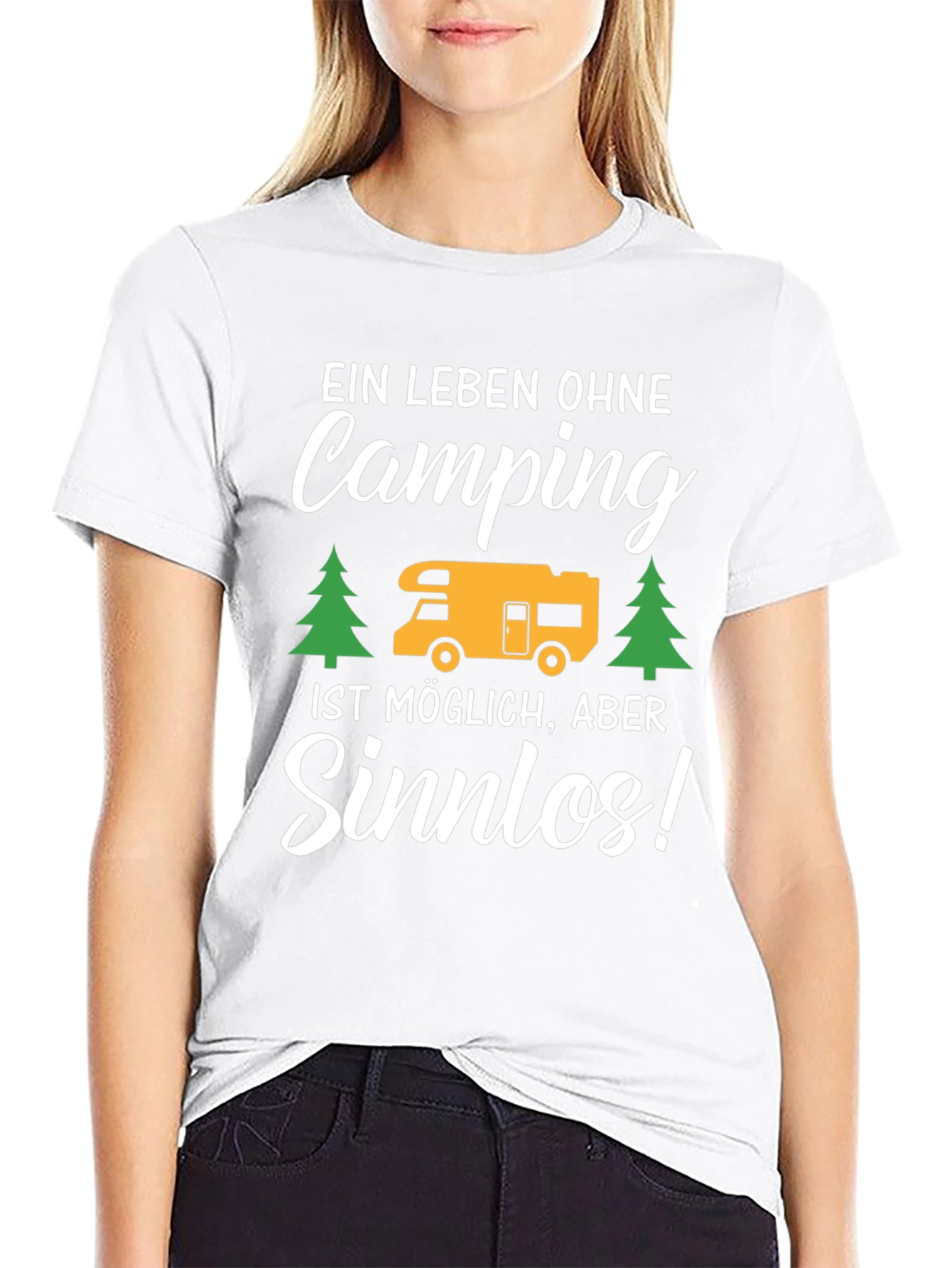 Black Camping is Life T-Shirt view 9