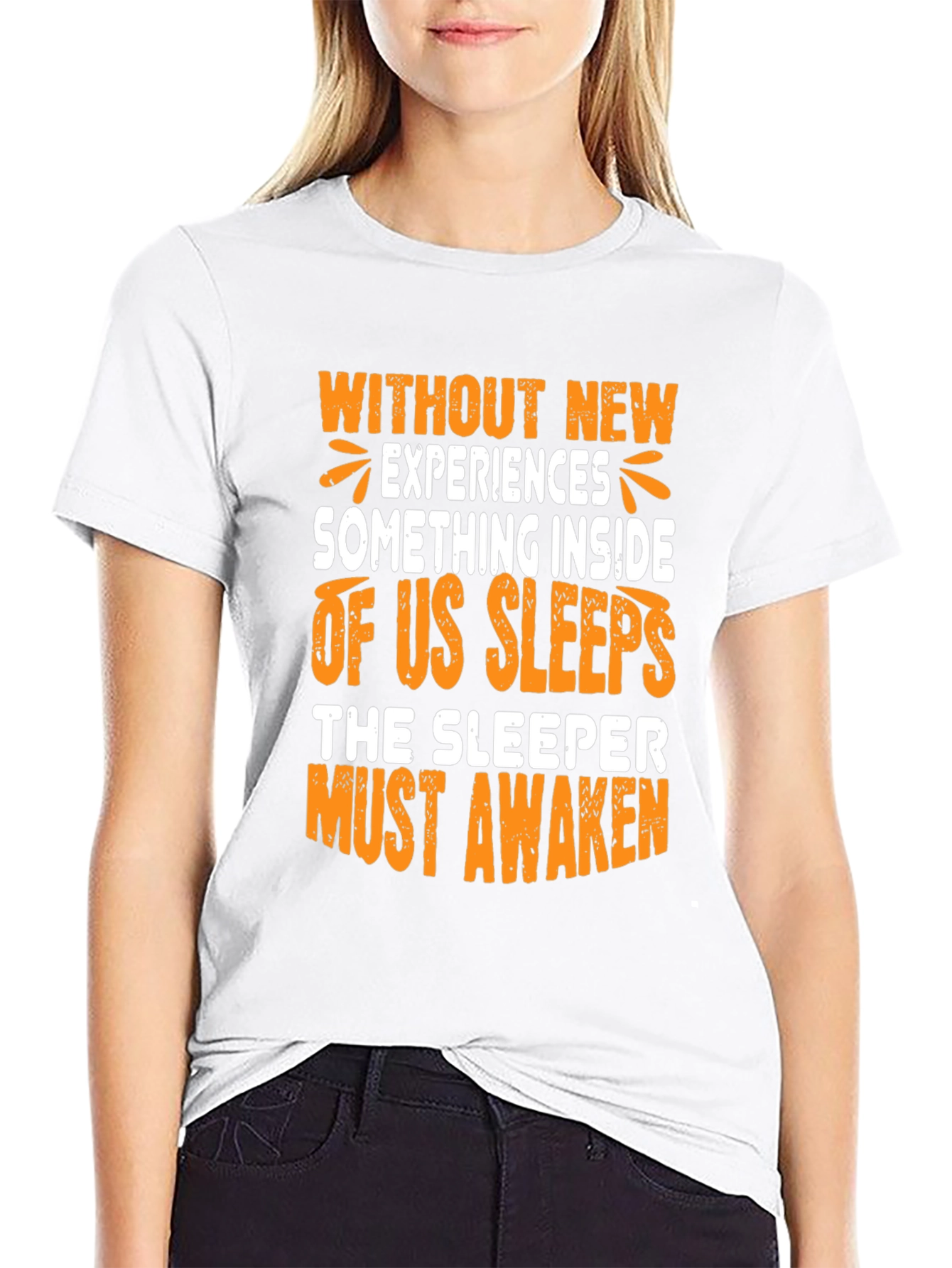 Black Motivational T-Shirt: Awaken Your Inner Sleeper view 9