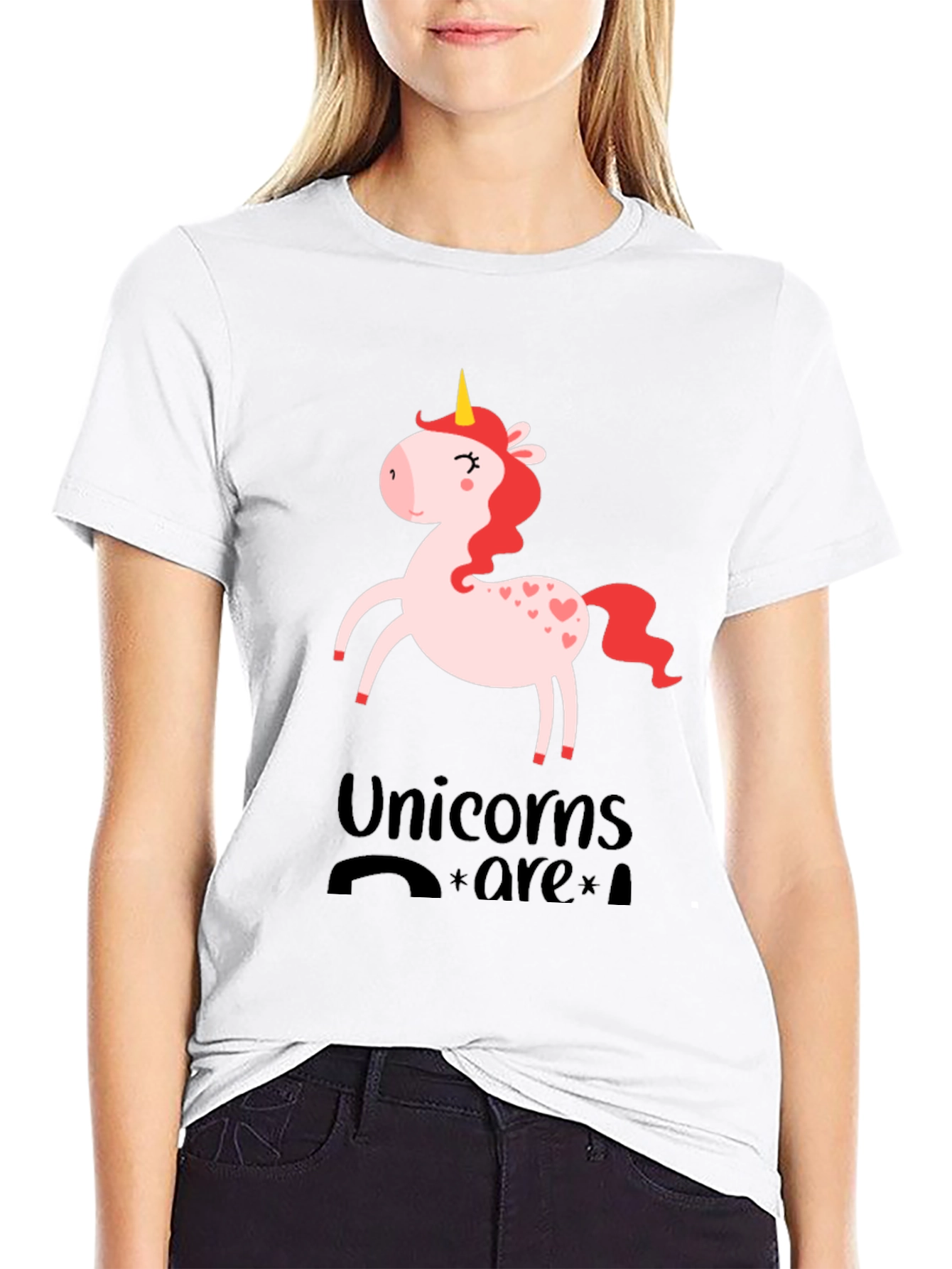 Black Unicorns Are Real Graphic Tee view 9