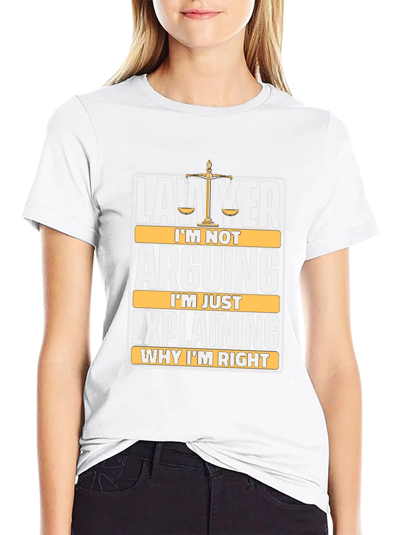 Black Lawyer Arguing Funny T-Shirt view 9