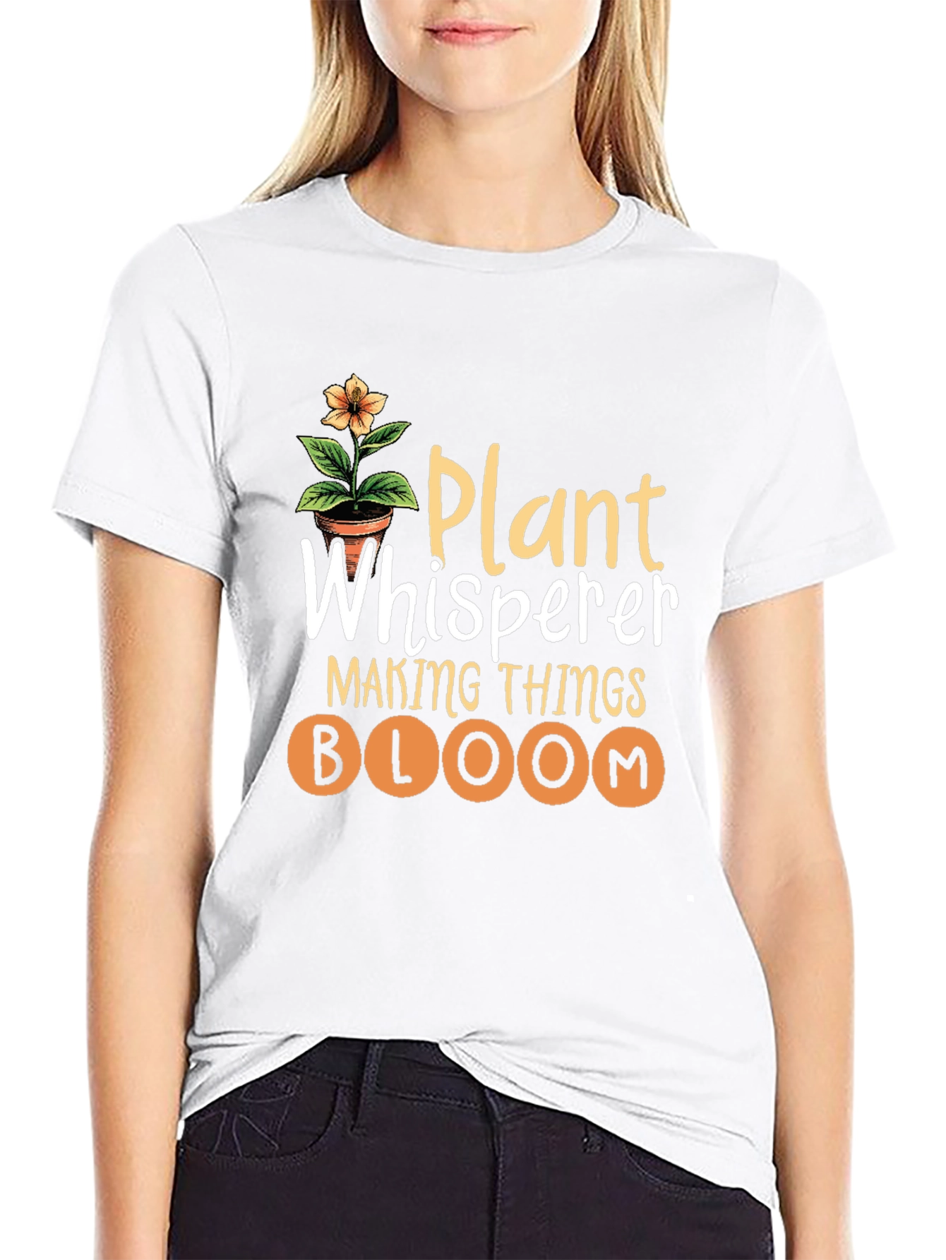 Black Plant Whisperer Graphic Tee view 9