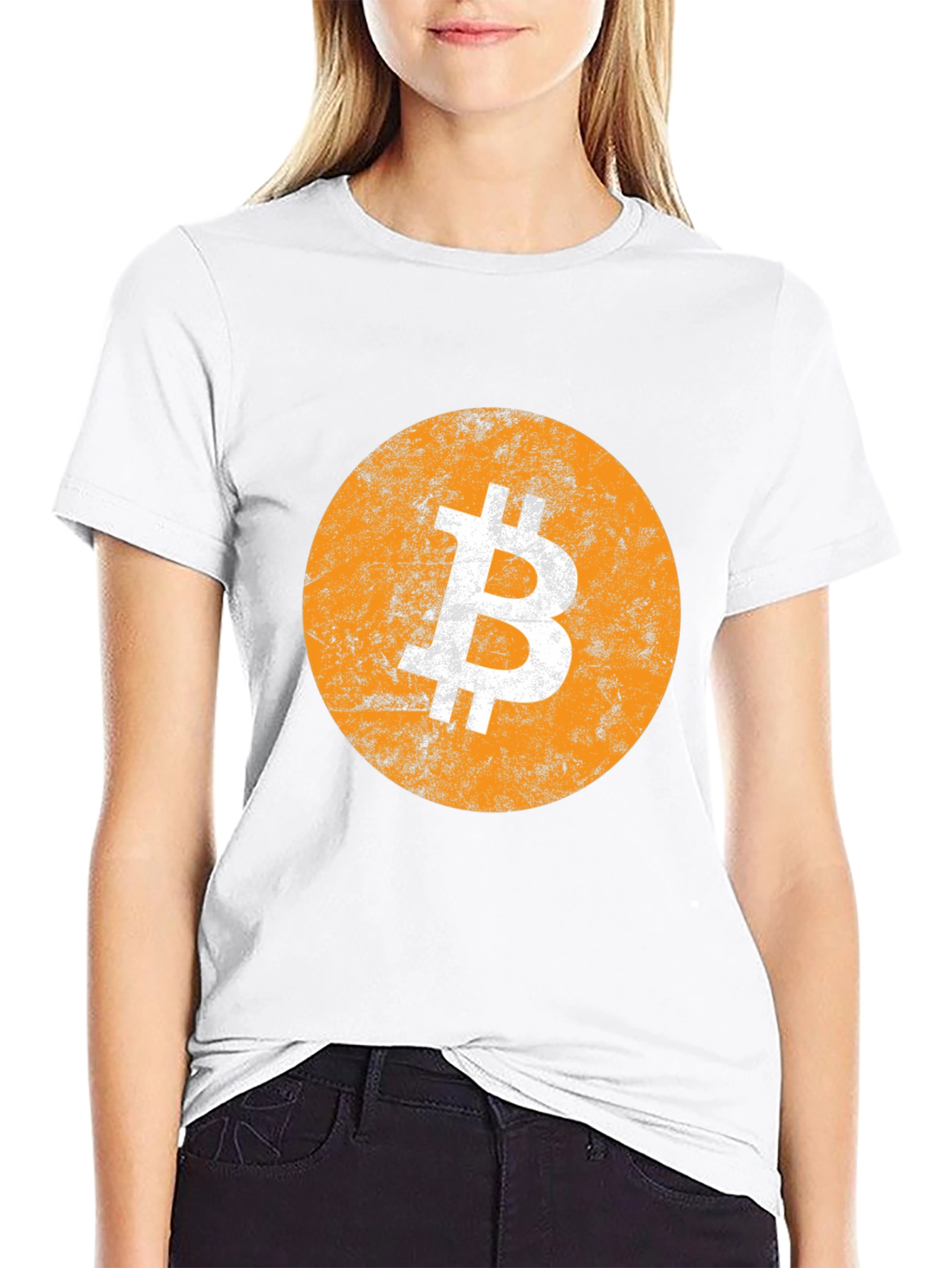 Black Bitcoin Graphic T-Shirt - Crypto Fan Apparel view 9