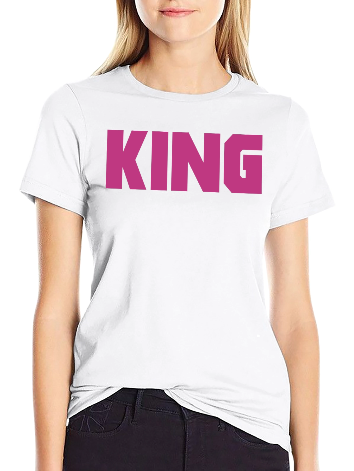 Black King Graphic Tee - Bold Statement T-Shirt view 9