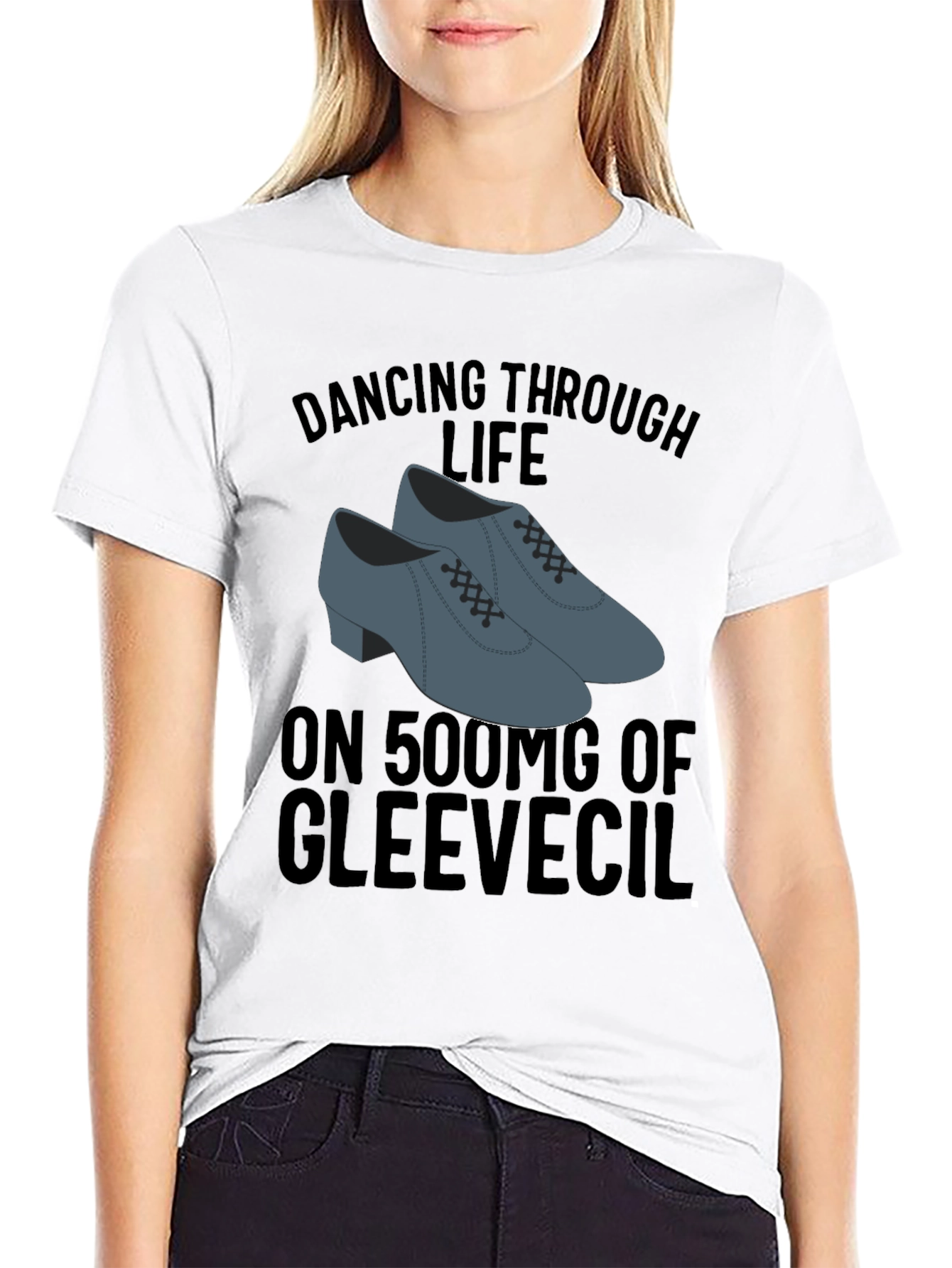 Black Dancing Through Life Tee view 9