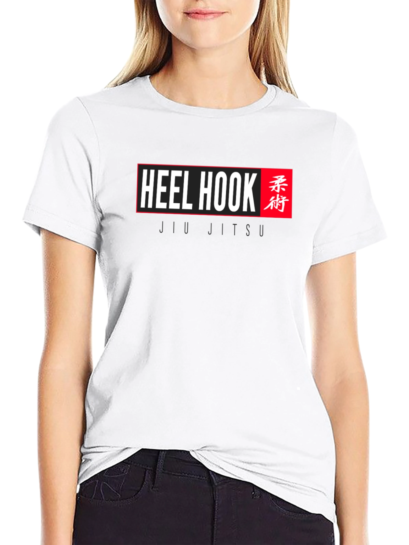 Black Heel Hook Jiu Jitsu T-Shirt - Black view 9