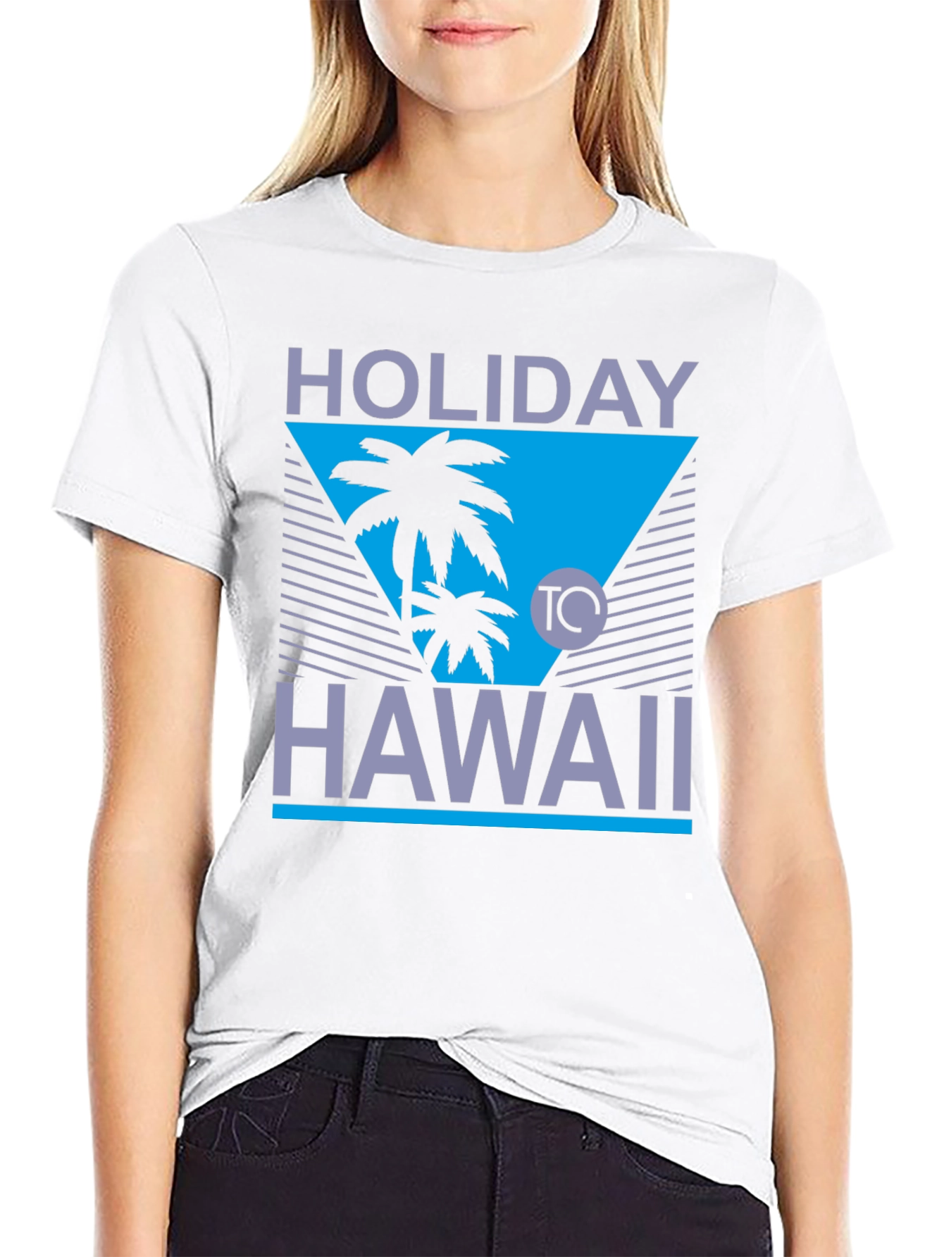 Black Holiday Hawaii Graphic Tee - Island Vibes T-Shirt view 9