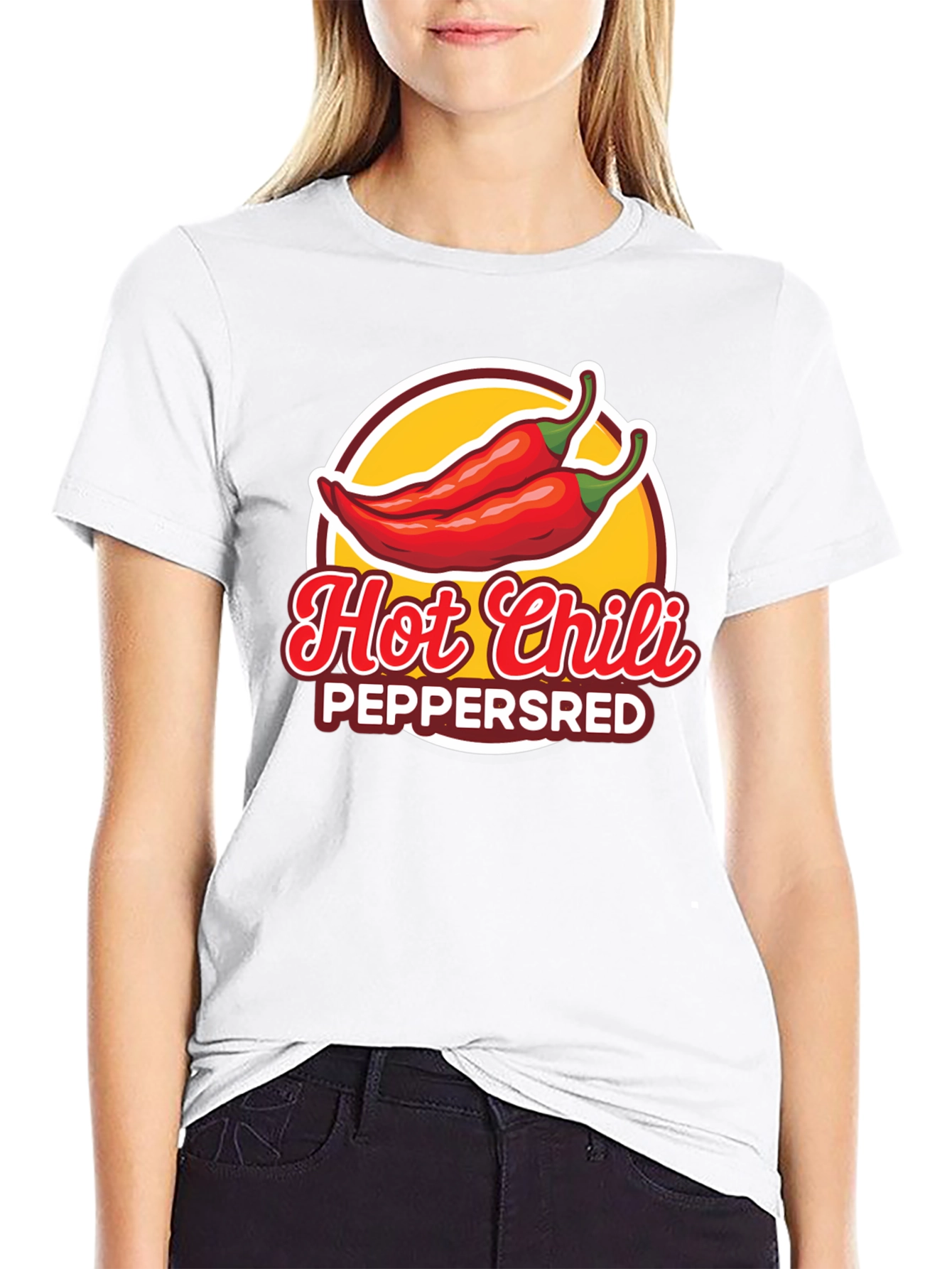 Hot Chili Peppers Graphic T-Shirt - Black - 9