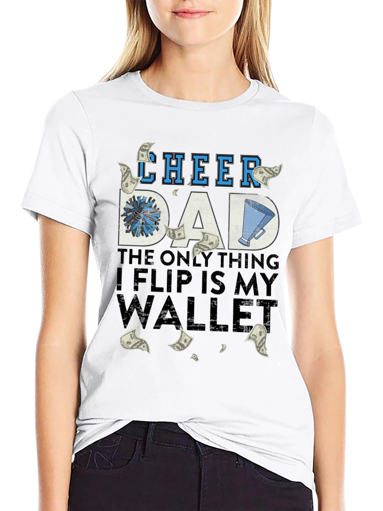 Cheer Dad T-Shirt - Humorous Parent Apparel - 9
