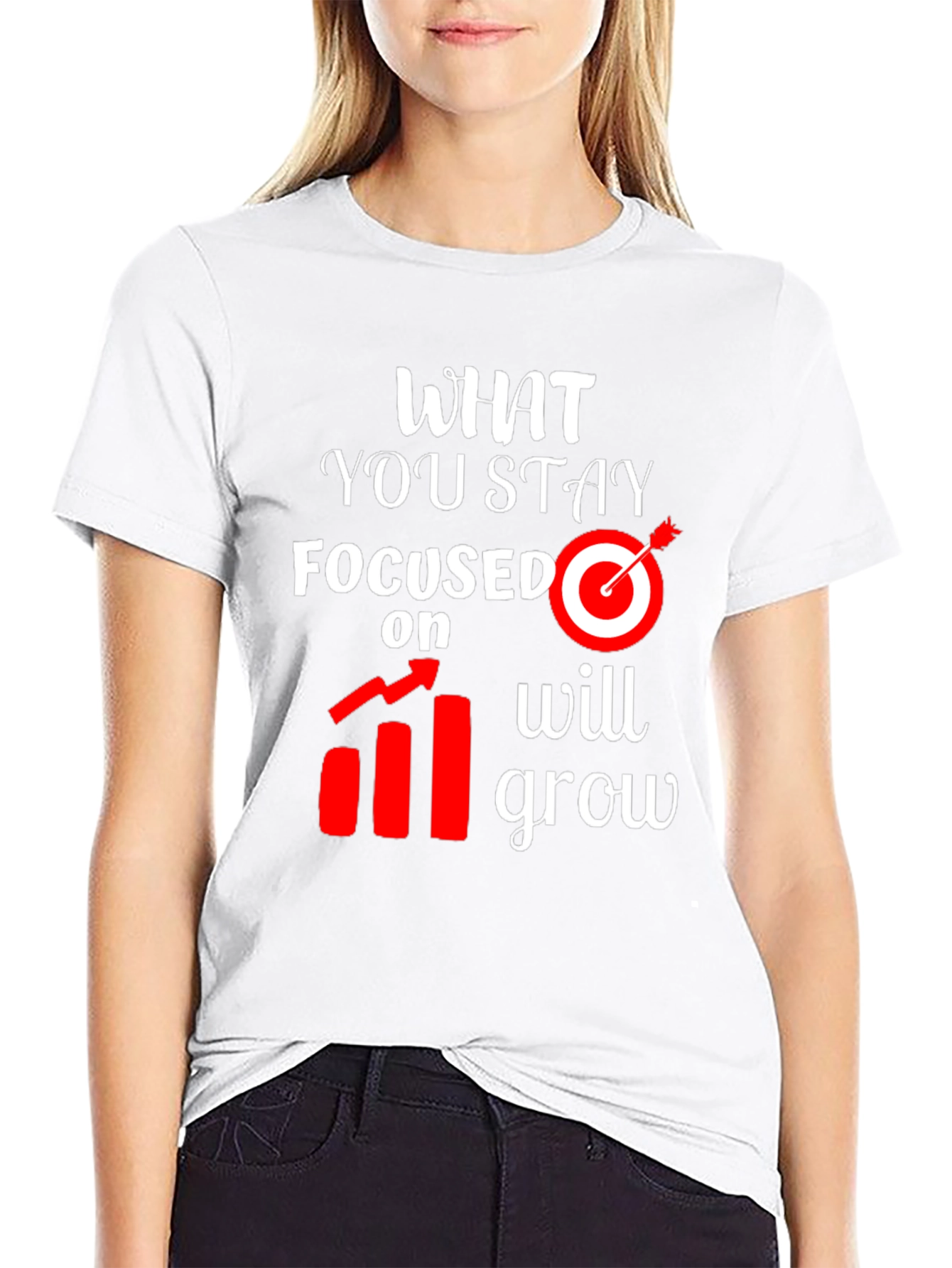 Motivational Black Graphic T-Shirt - 9