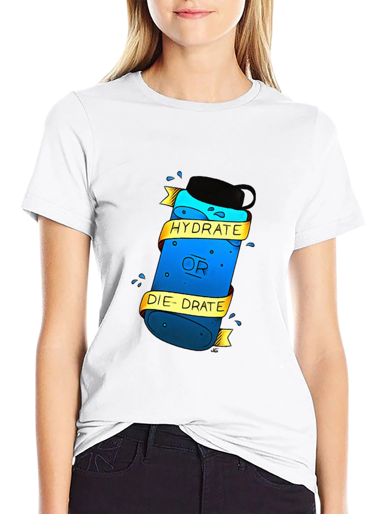 Hydrate or Die-drate Graphic T-Shirt - 9