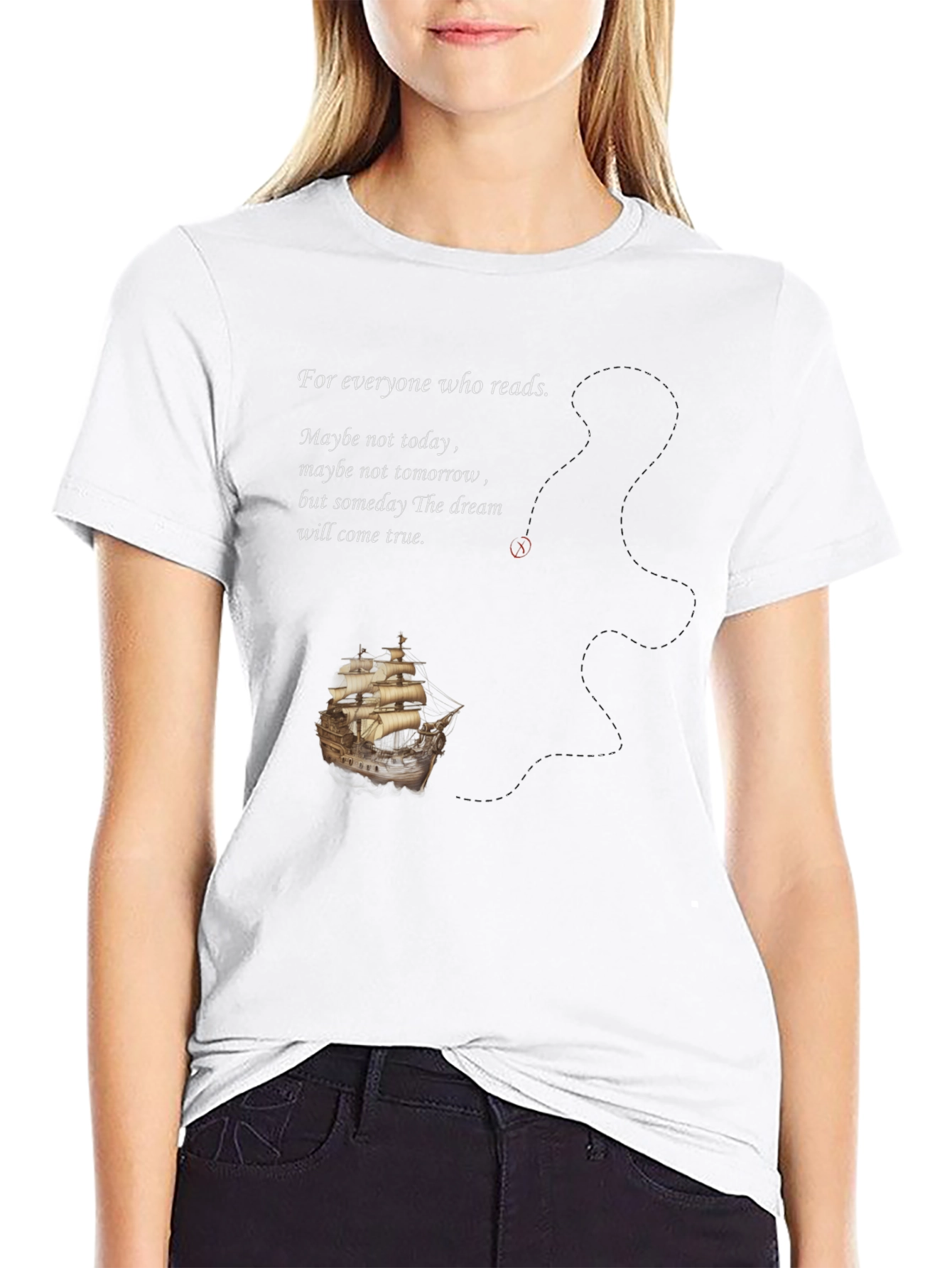 Black Inspirational Reader's Dream T-Shirt view 9