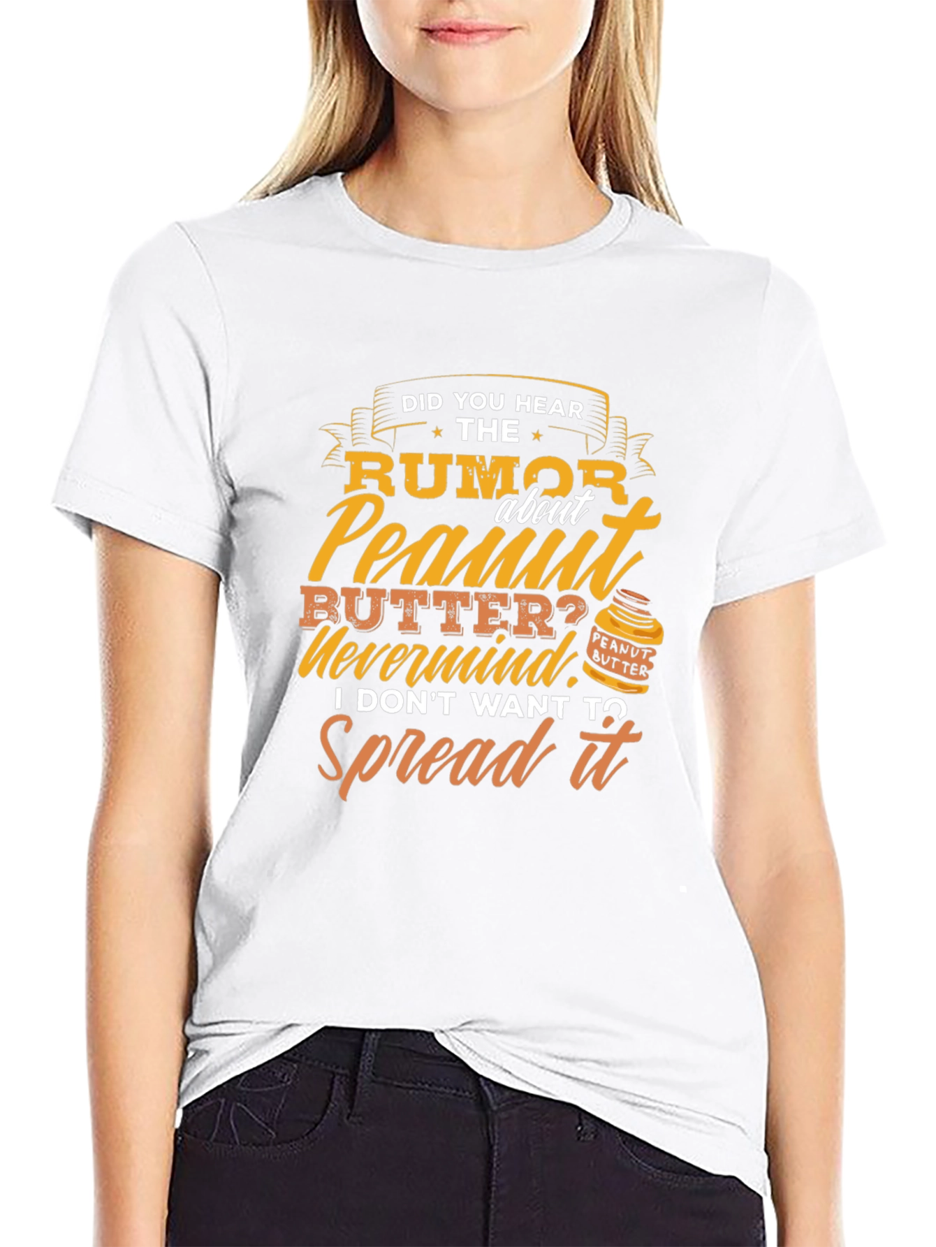 Black Peanut Butter Humor T-Shirt view 9
