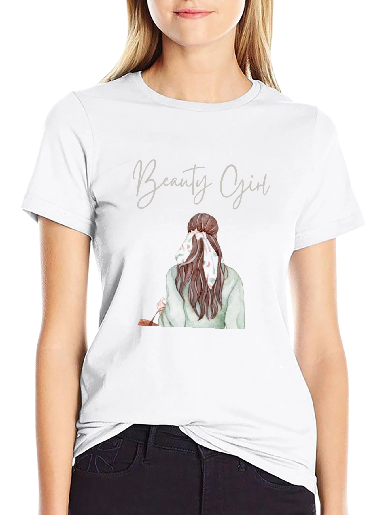 Black Beauty Girl Graphic Tee - Stylish & Trendy view 9