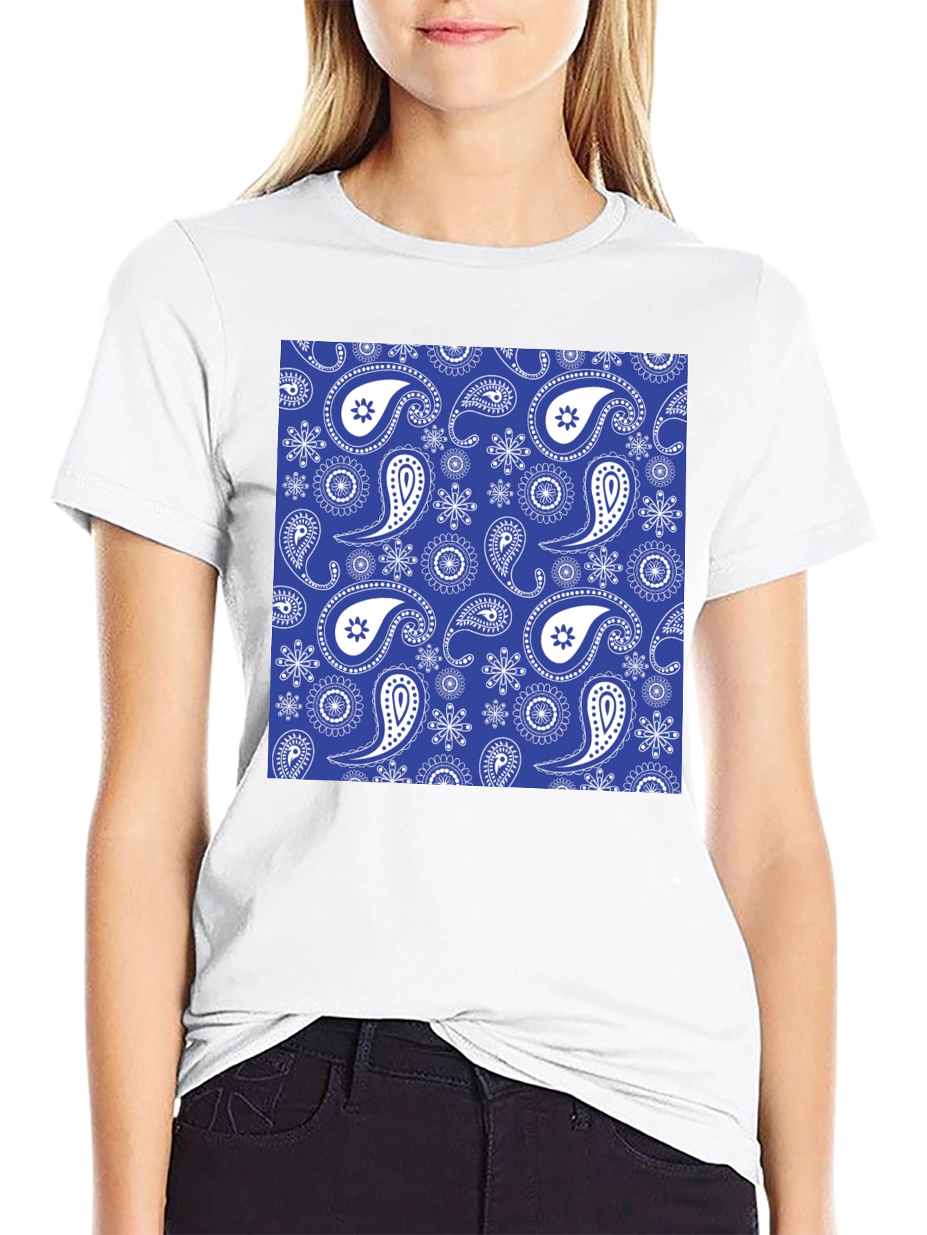 Paisley Patterned T-Shirt - 9