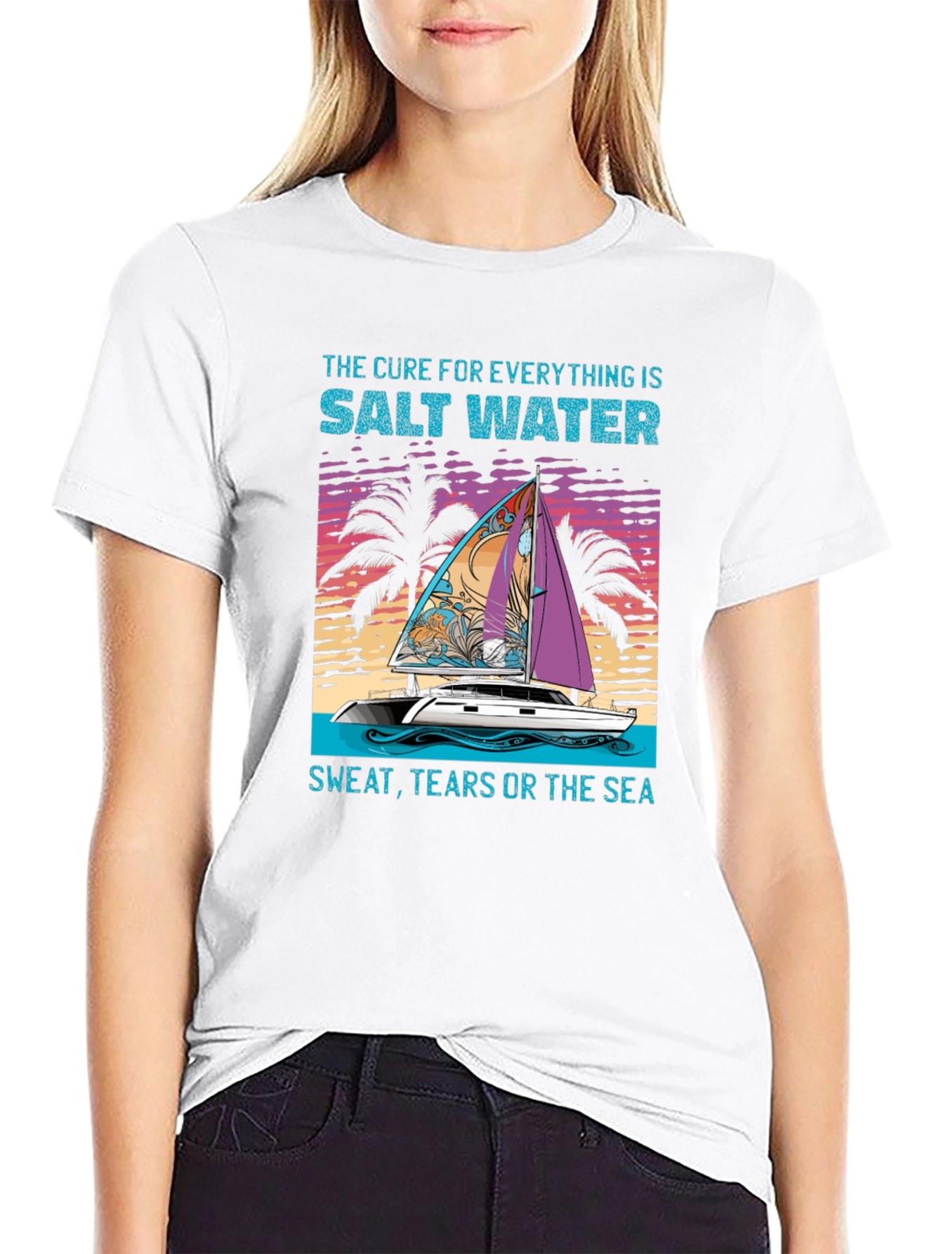 Black Salt Water Cure Graphic Tee view 9