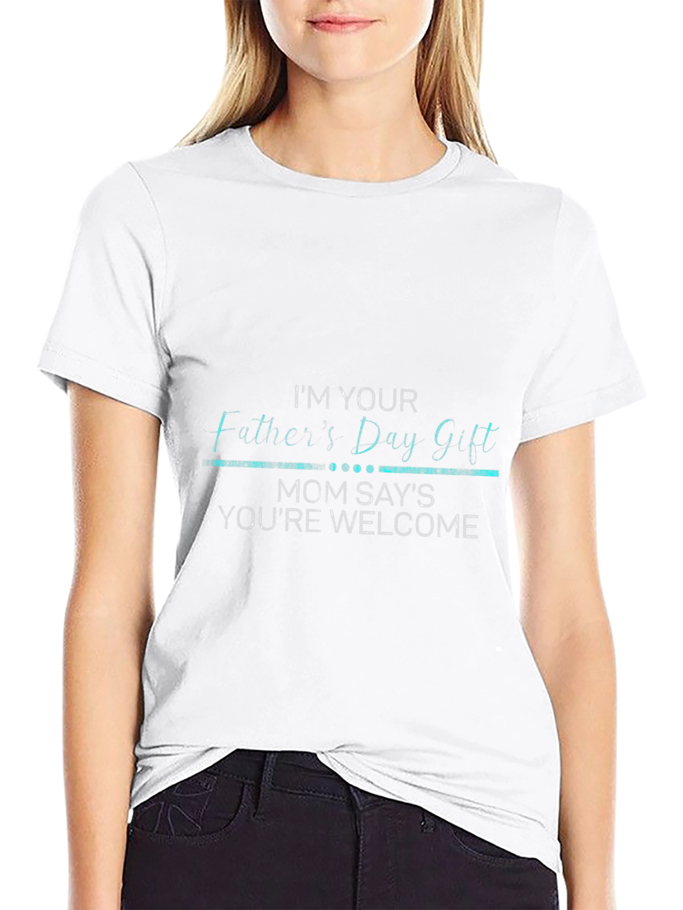 Black Funny Father's Day Gift Black T-Shirt view 9