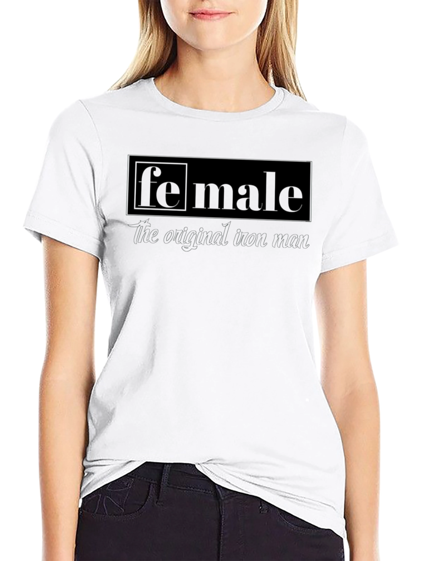 Black Female T-Shirt - Empowering Graphic Tee view 9