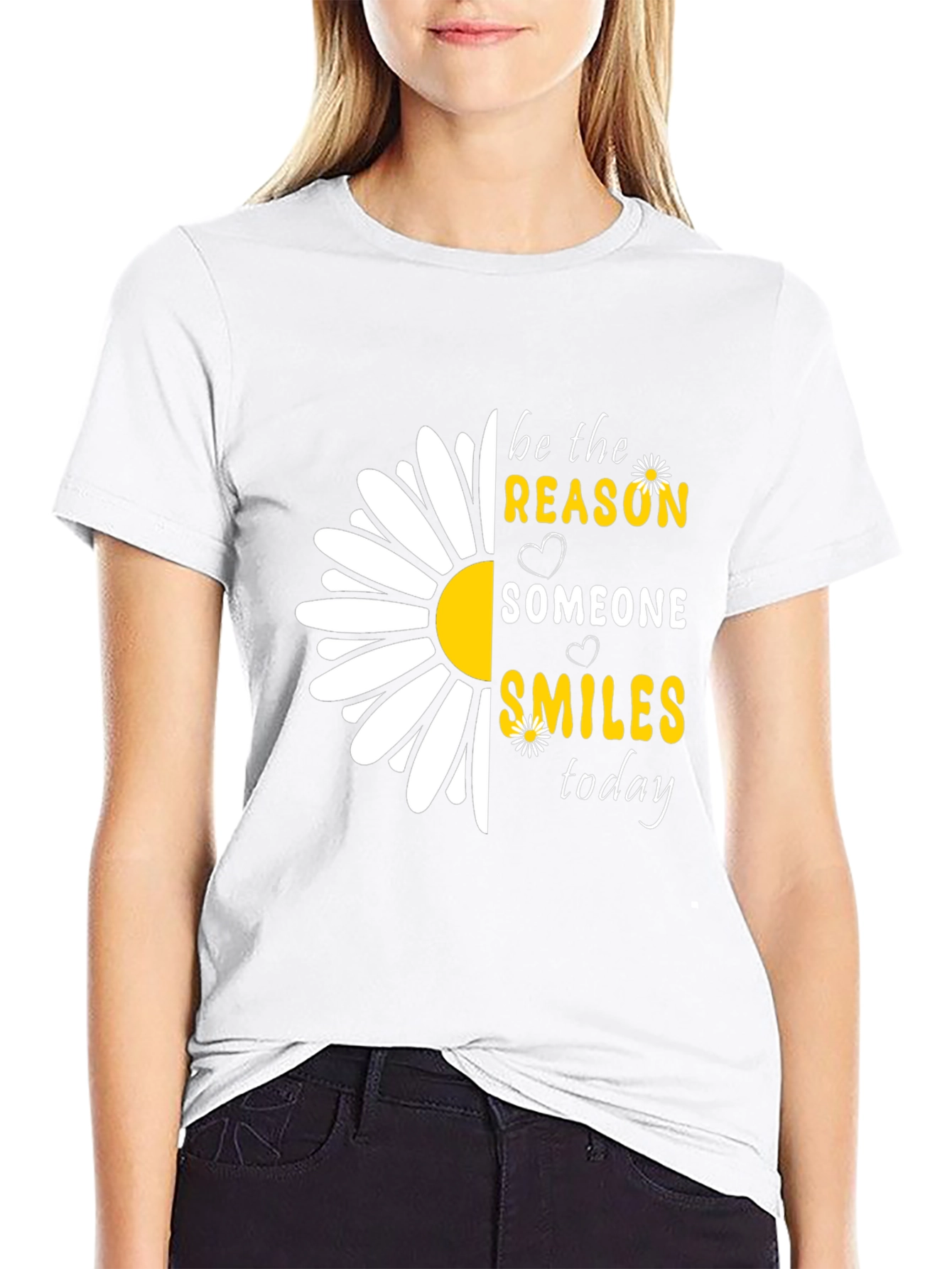 Black Be The Reason Smile T-Shirt view 9