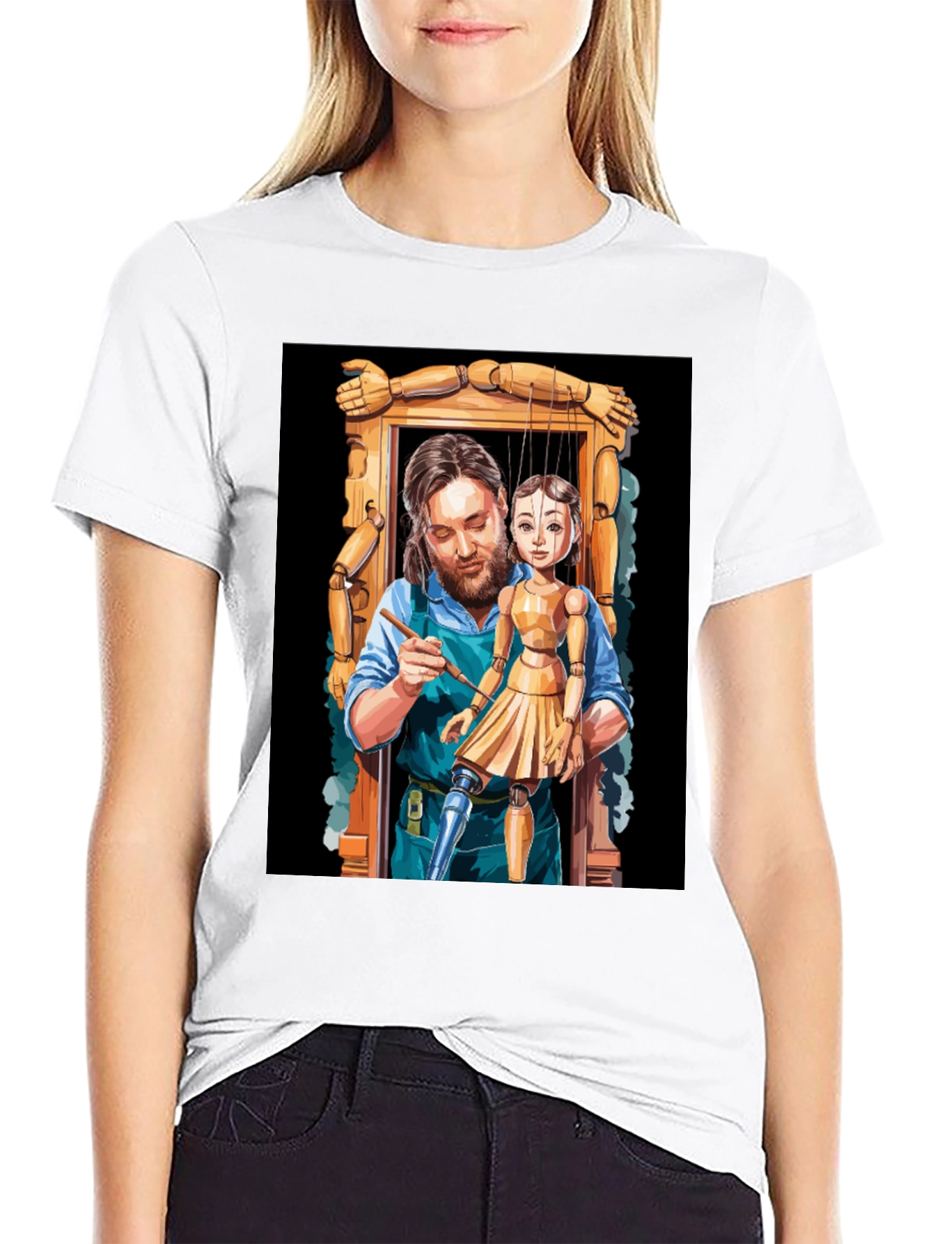 Black Marionette Master Graphic Tee view 9