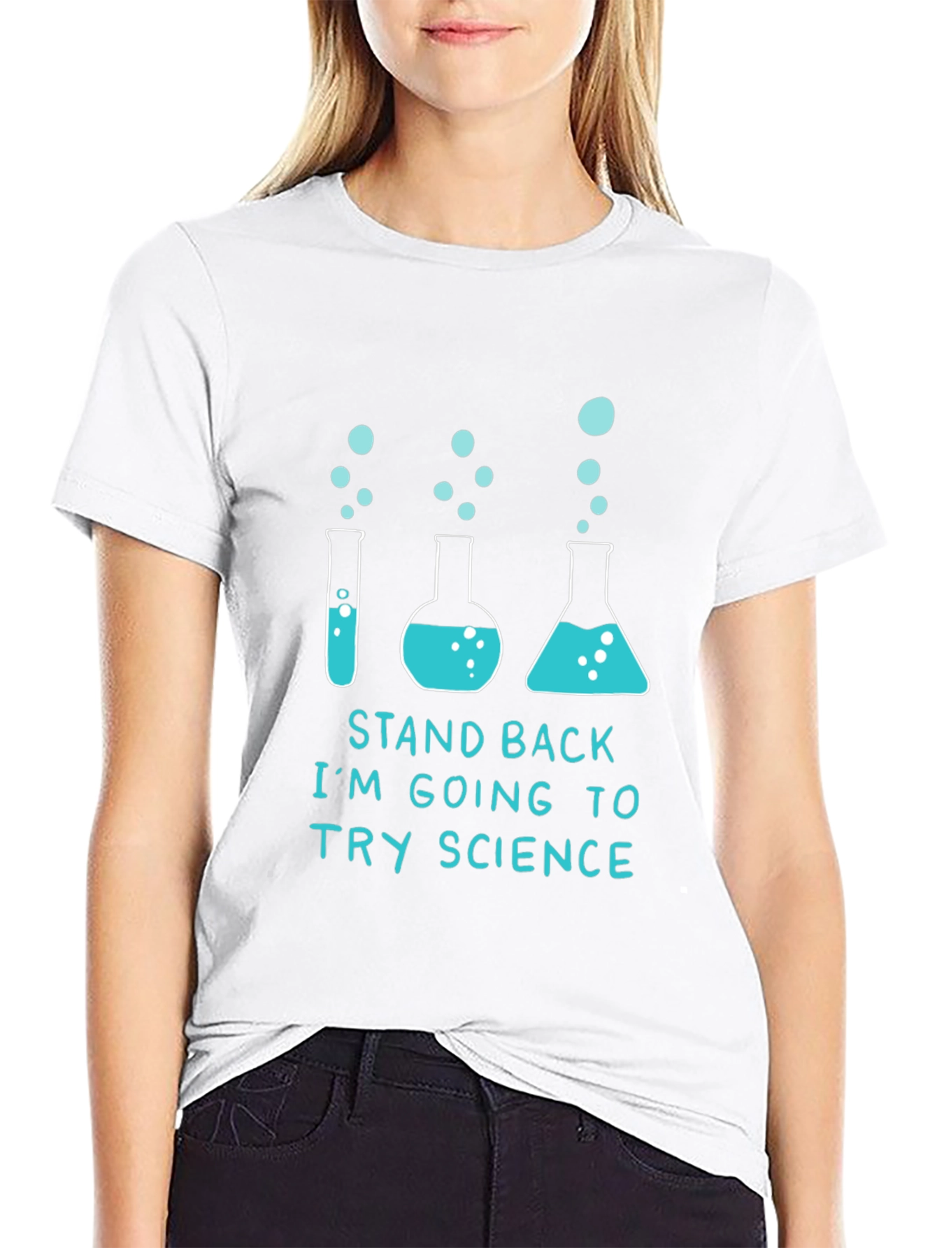 Black Science Experiment Graphic T-Shirt view 9