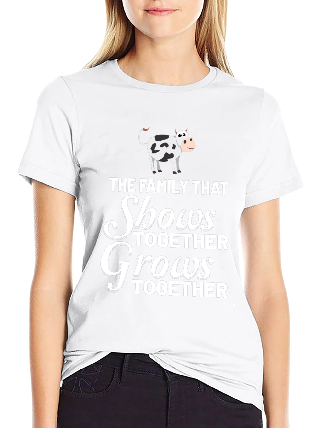 Black Family That Shows Together Grows Together T-Shirt view 9