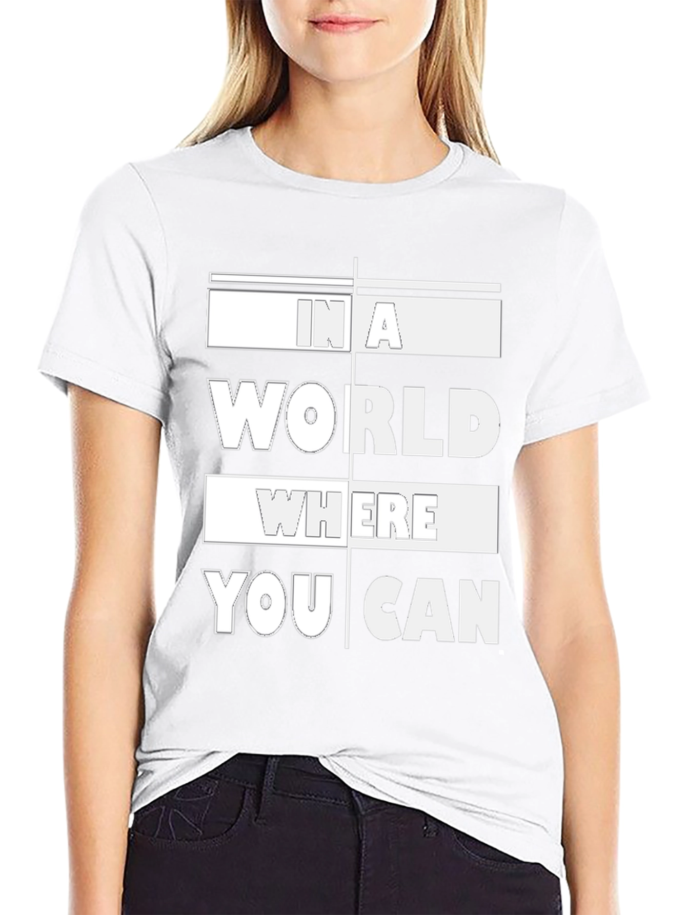 Black In A World Where You Can Be Anything T-Shirt view 9