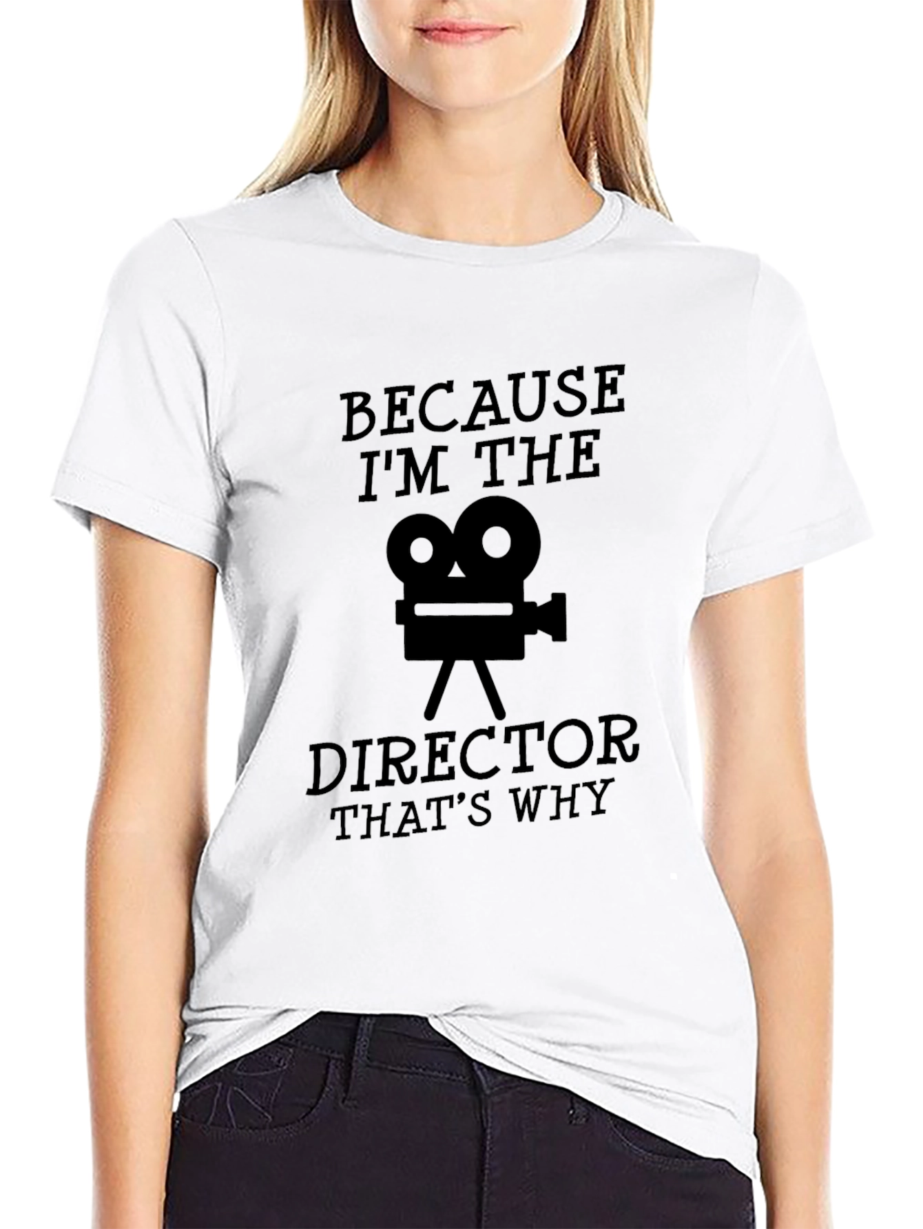 Black Director T-Shirt - Because I'm The Director That's Why view 9