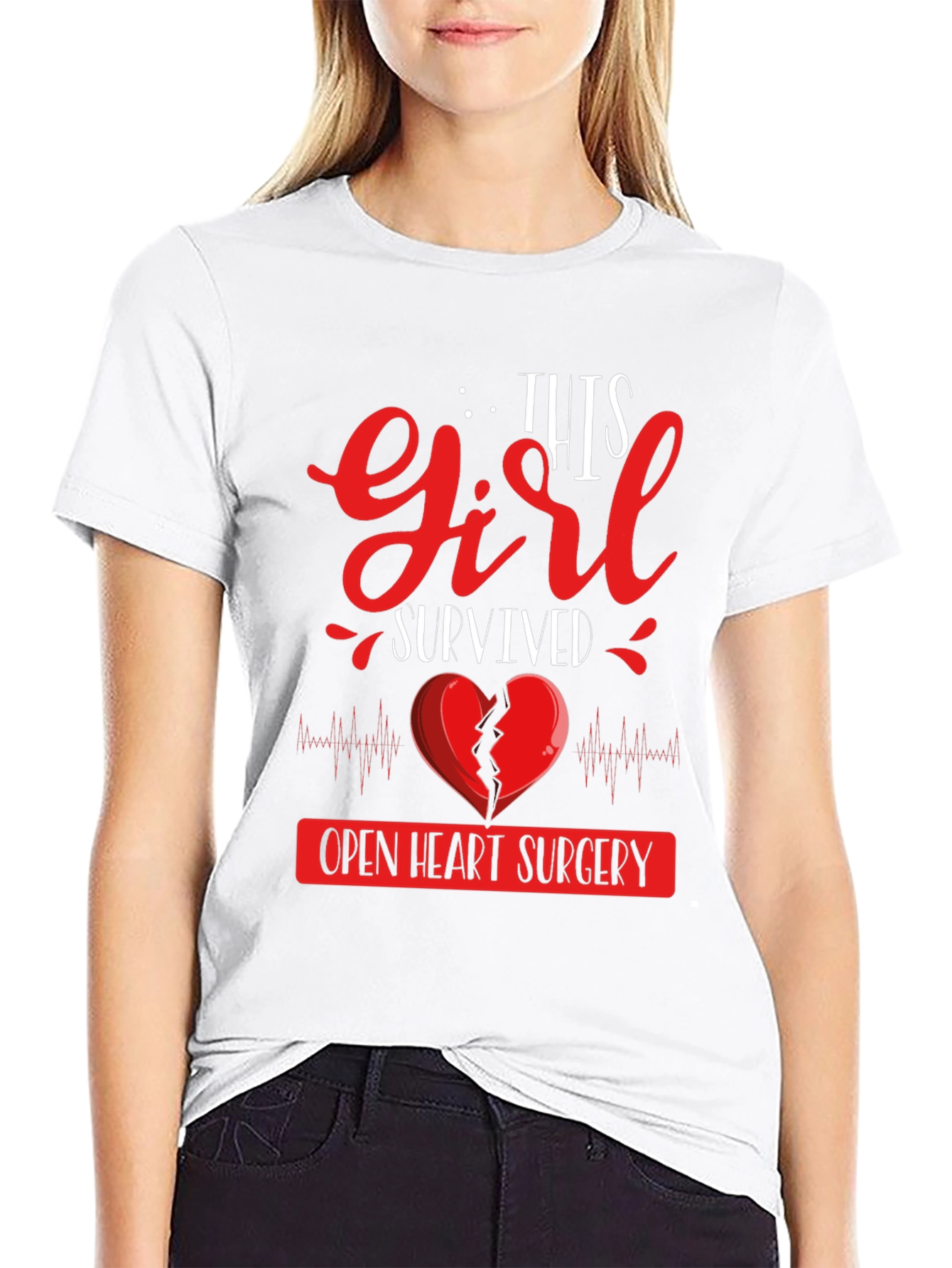 Girl Heart Surgery Survivor T-Shirt - 9