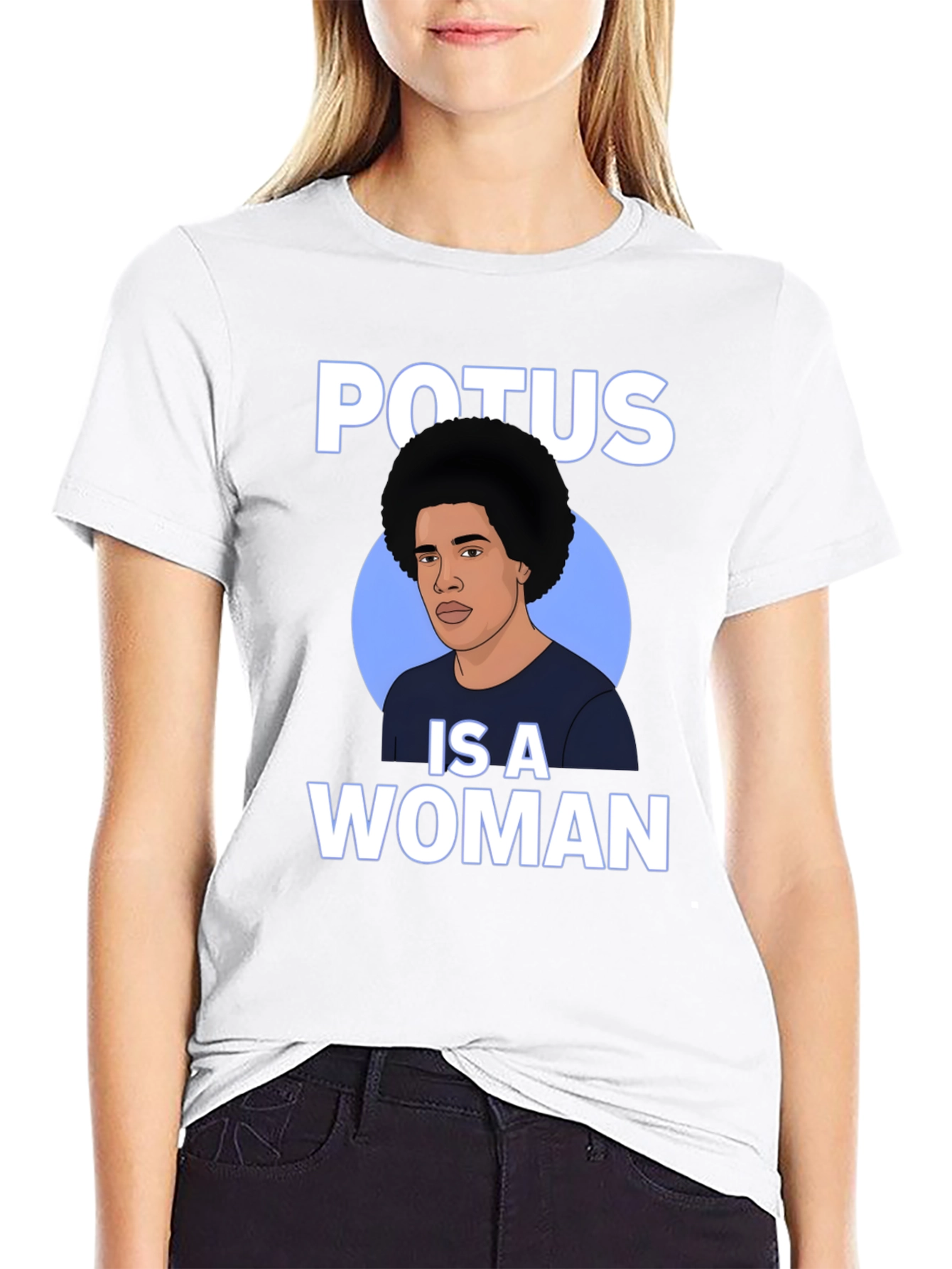 POTUS is a Woman Graphic Tee - 9