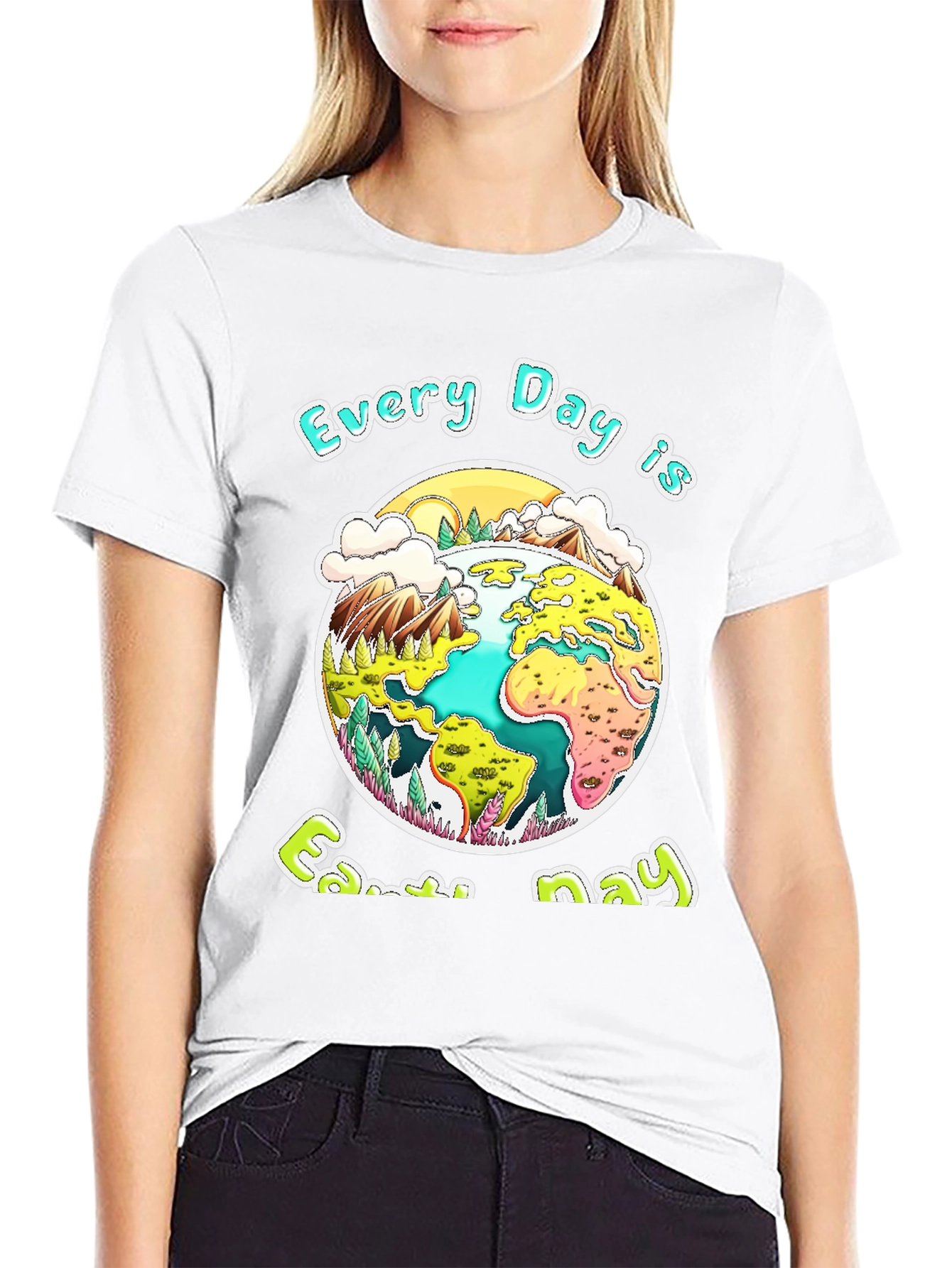 Earth Day Every Day Black T-Shirt - 9