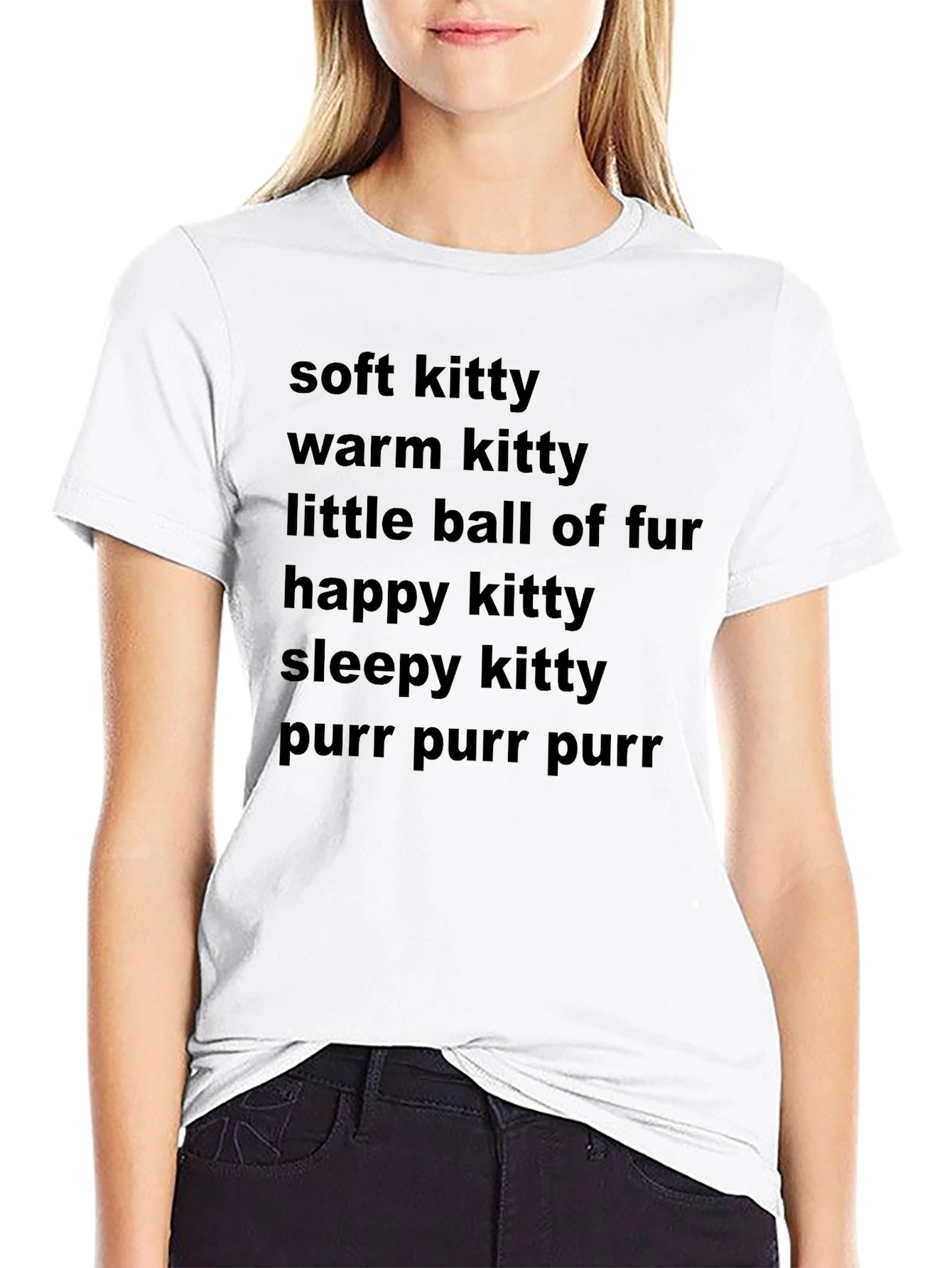 Black Soft Kitty T-Shirt view 9